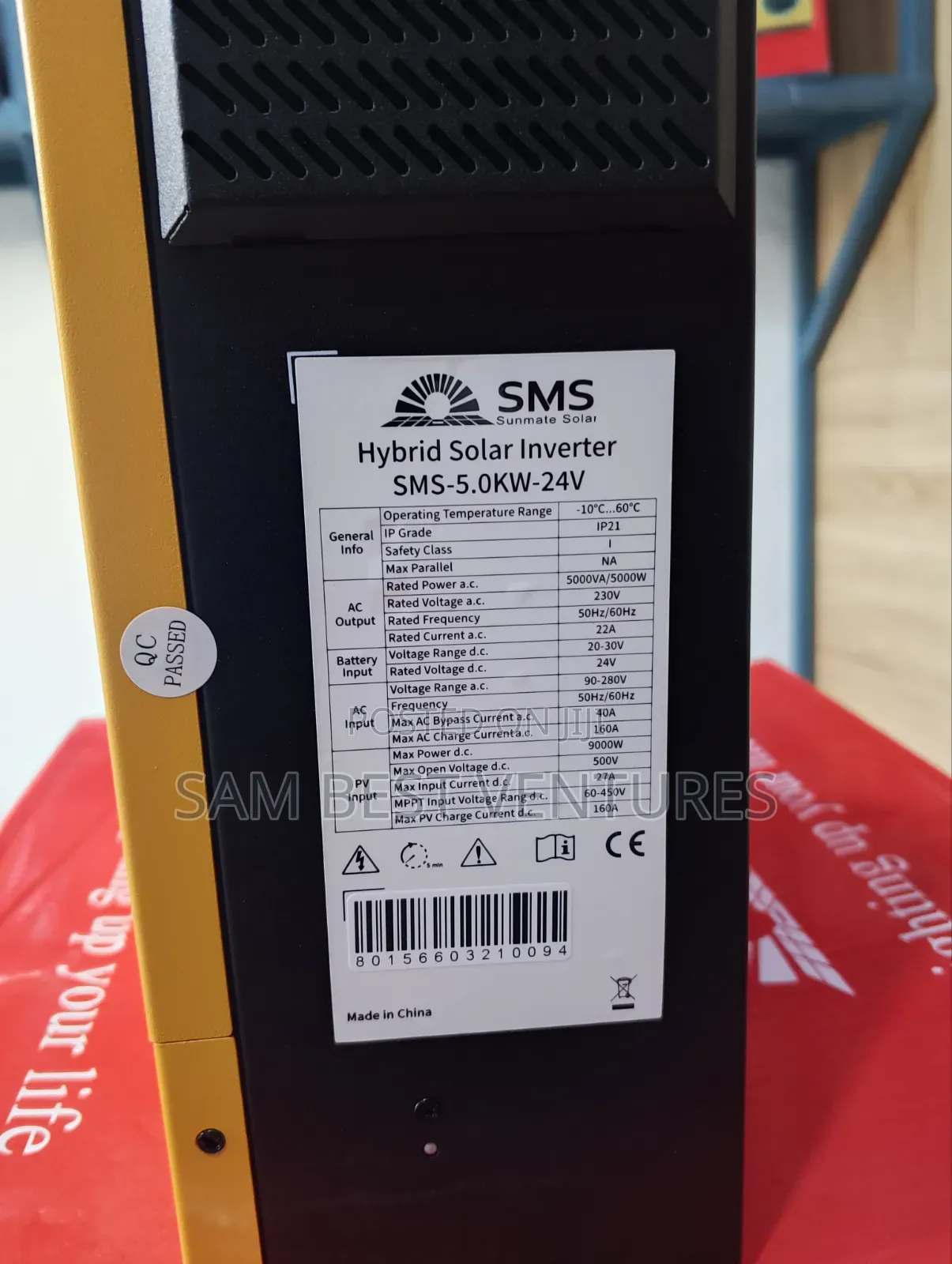 5kva 24v SMS Solar Hybrid Inverter