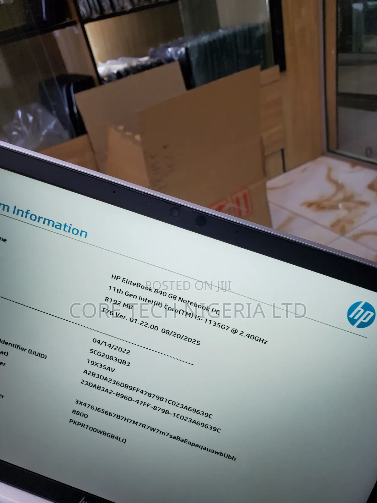 Laptop HP EliteBook 1040 G8 8GB Intel Core i5 SSD 256GB