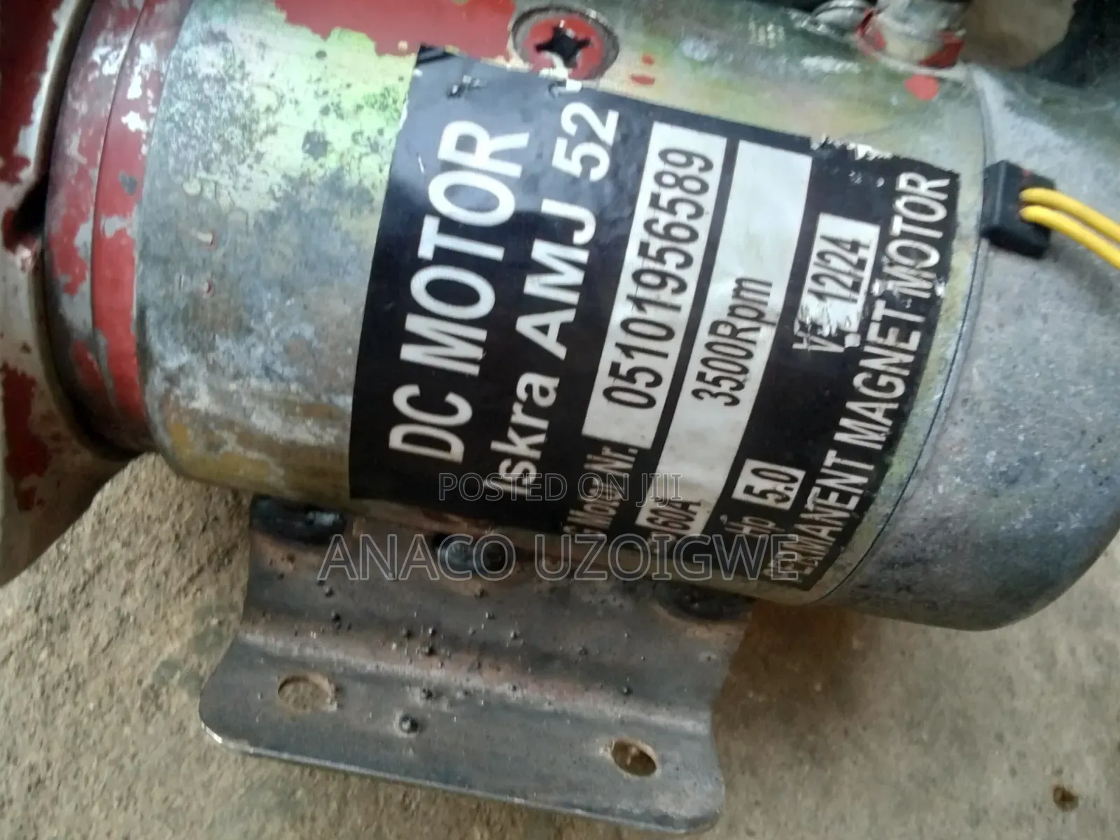 Original 5 HP DC Motor Tested Ok