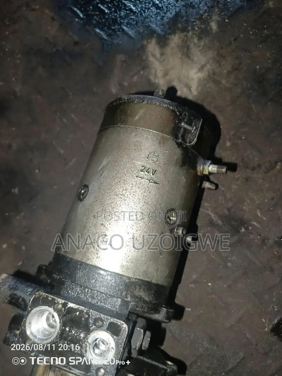 Original 5 HP DC Motor Tested Ok