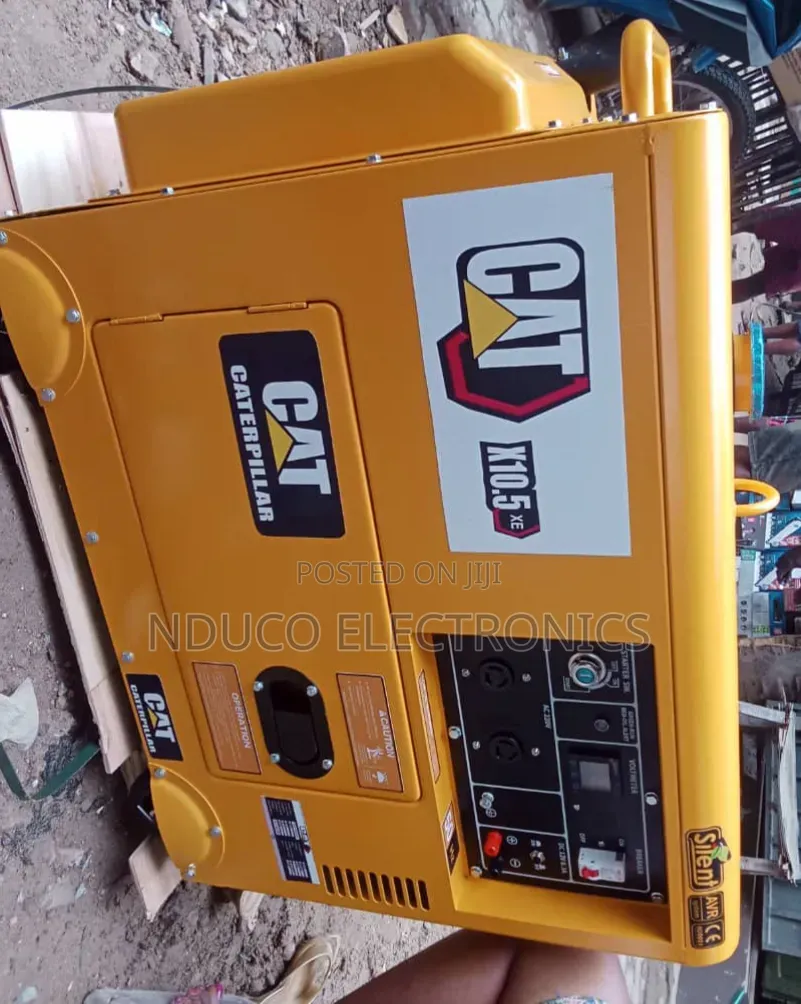 Original 10.5 KVA. Soundproof Generator % Copper Coil