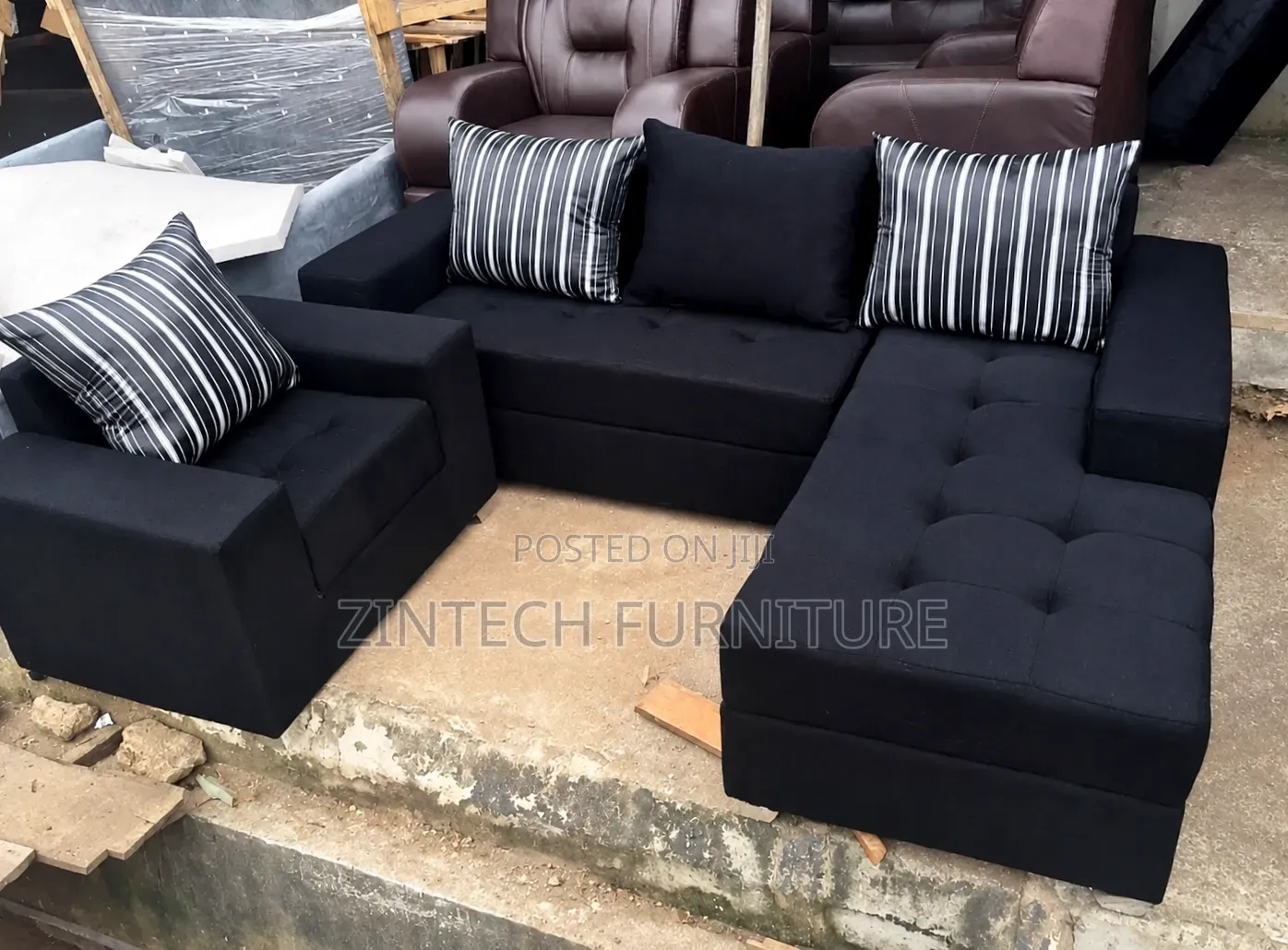 Beautiful L Sofas and a Single Seater