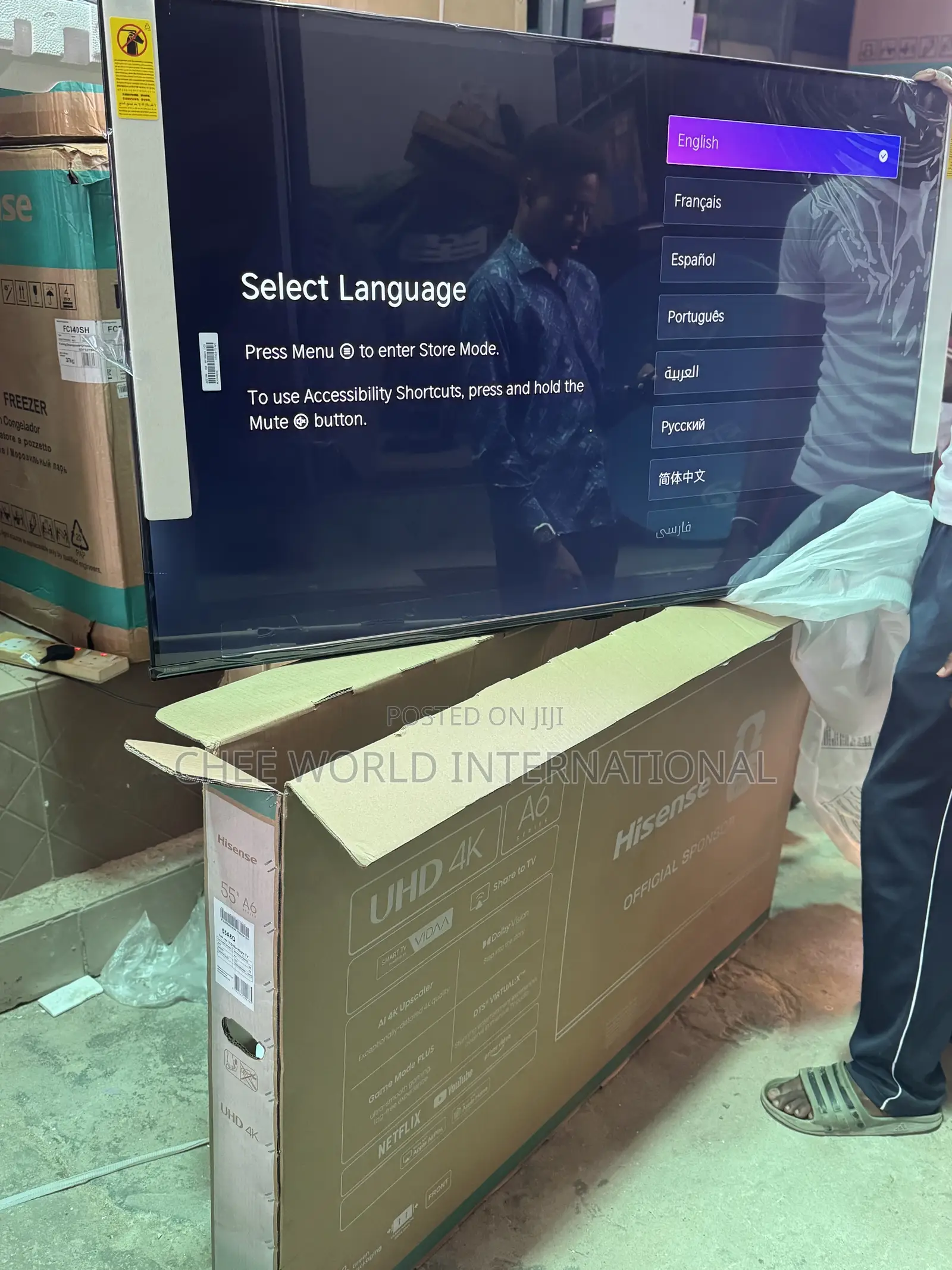 Original Hisense 55” Smart LED TV – Netflix YouTube Ready