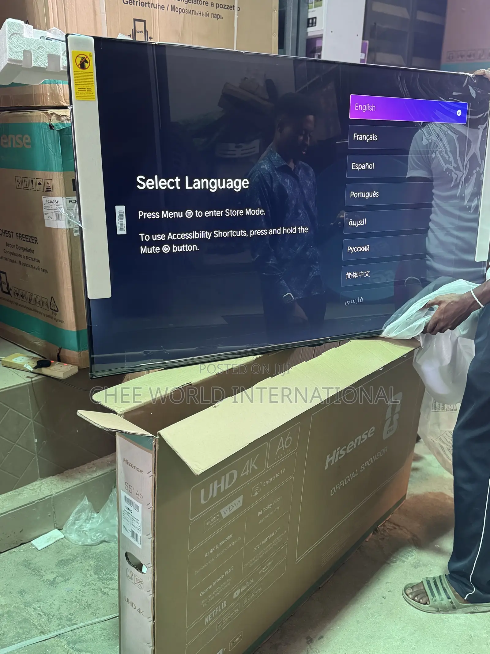 Original Hisense 55” Smart LED TV – Netflix YouTube Ready