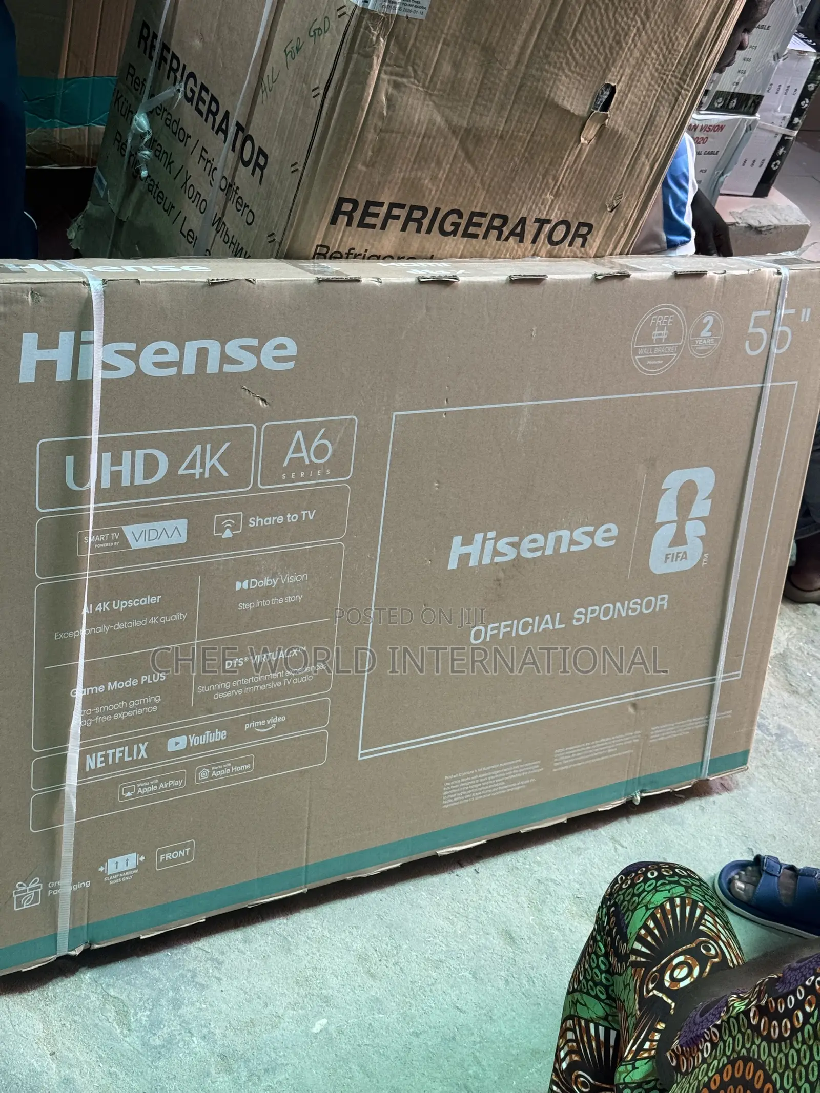 Original Hisense 55” Smart LED TV – Netflix YouTube Ready