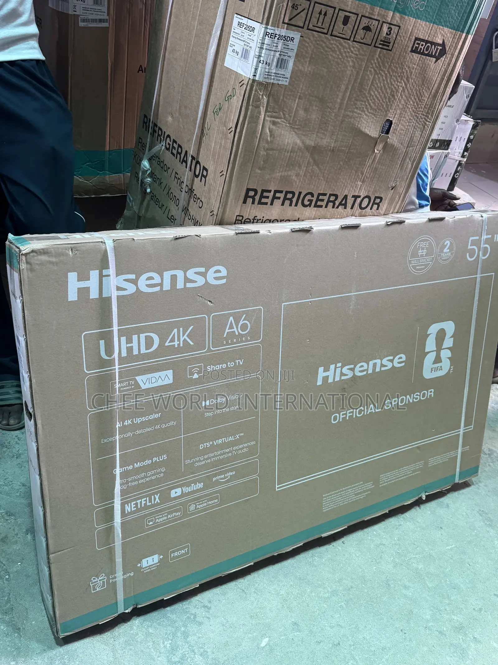 Original Hisense 55” Smart LED TV – Netflix YouTube Ready