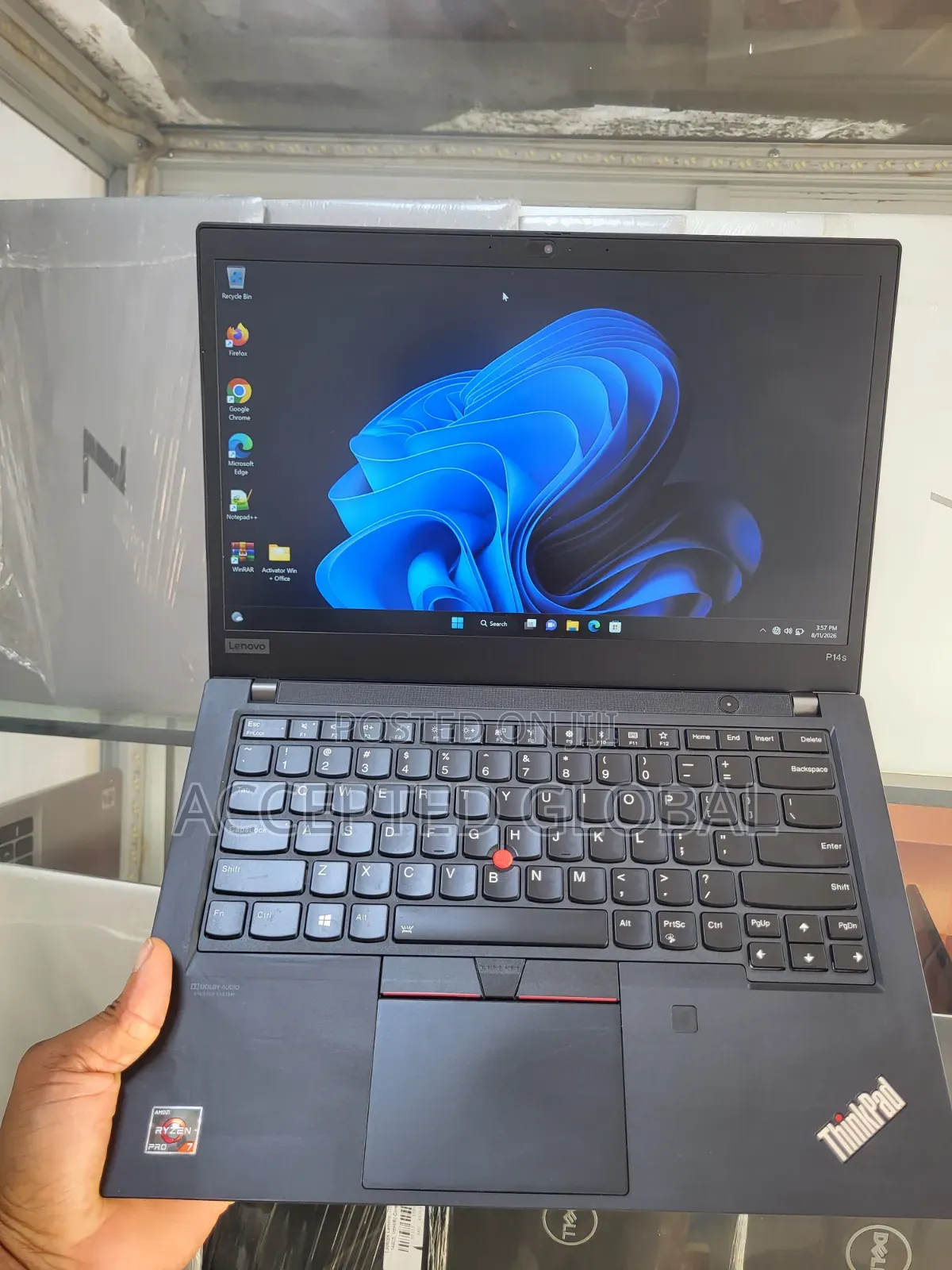Laptop Lenovo ThinkPad P14s 8GB AMD Ryzen 7 SSD 256GB