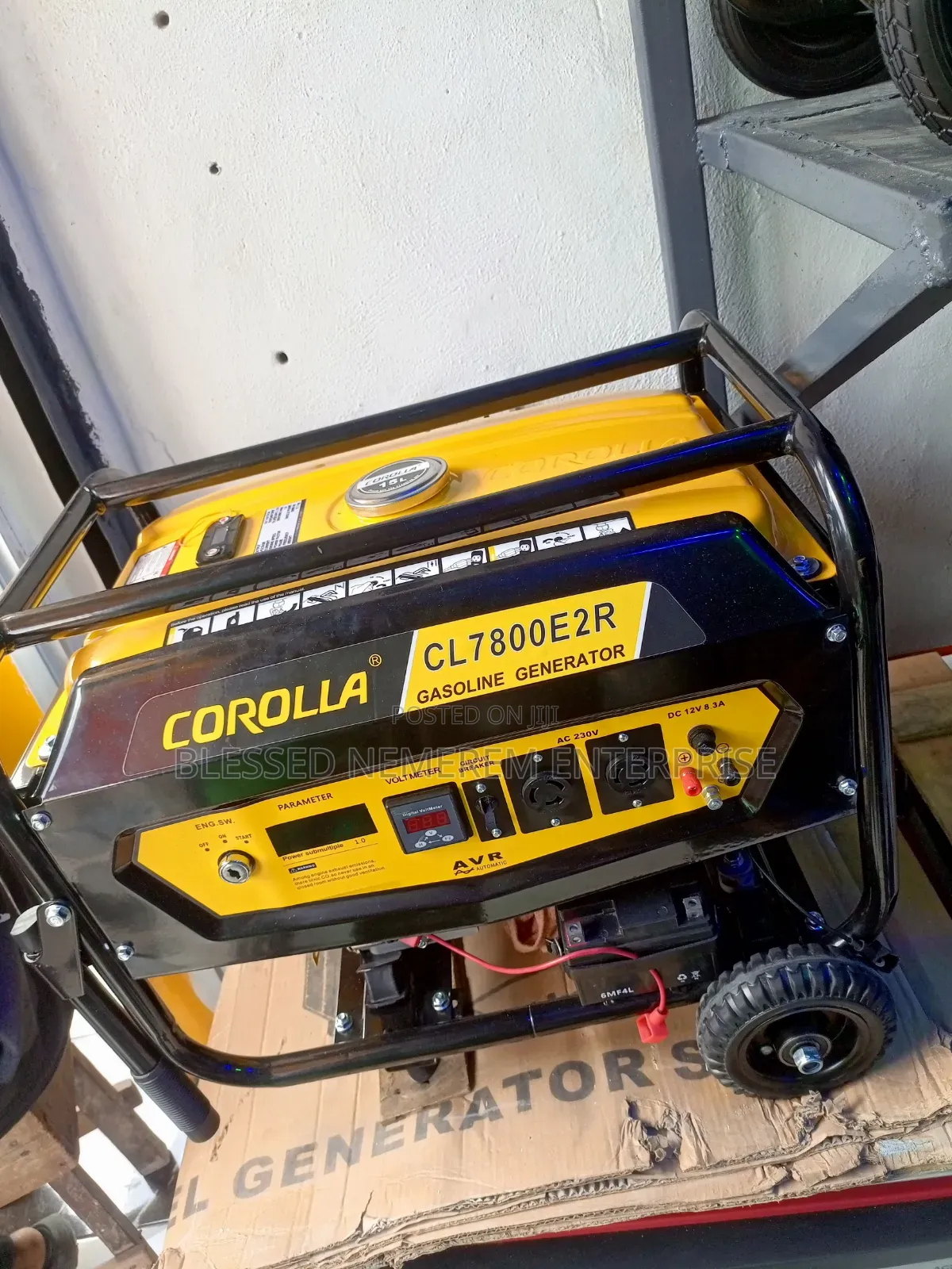 Corolla 4.5kva Remote Control Petrol Generator 100% Copper Coil