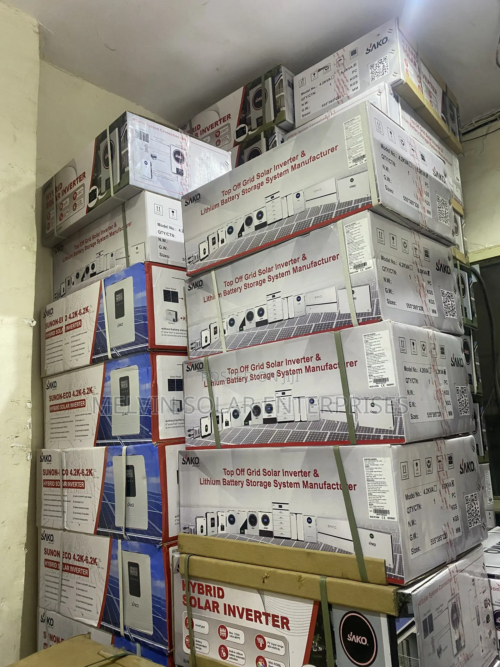 6.2kw 48v Sako Solar Hybrid Inverter Available Now in Store Dm 4 Busi