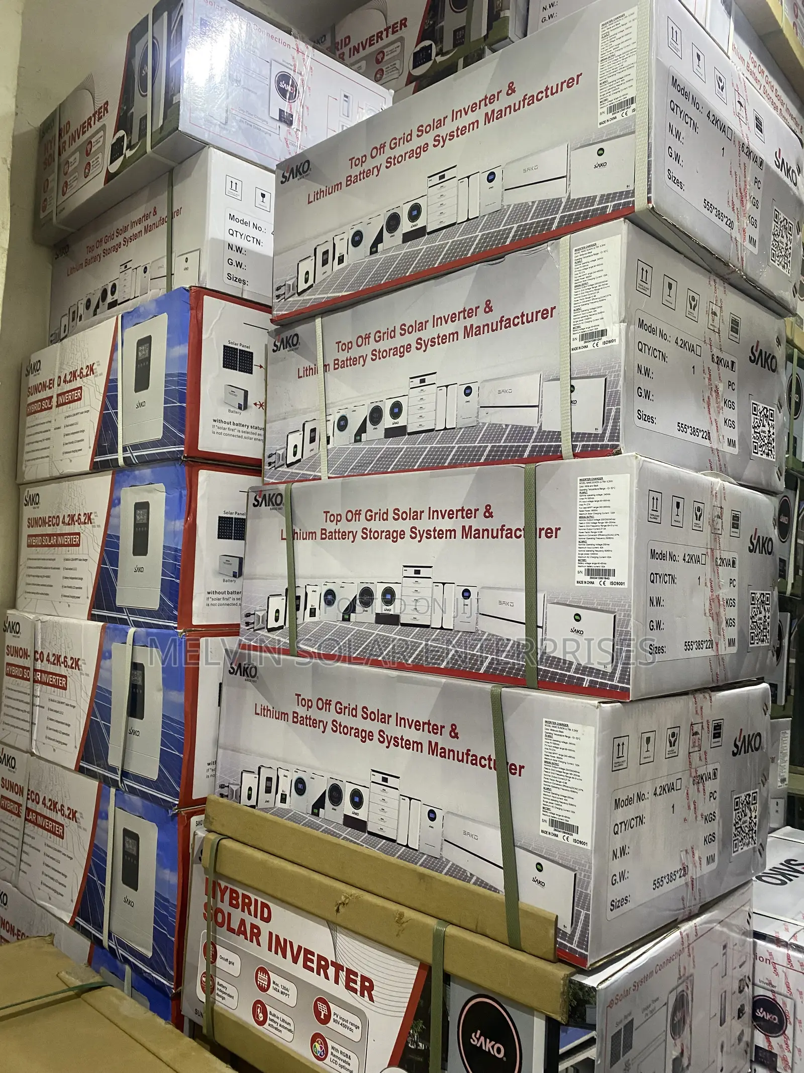 6.2kw 48v Sako Solar Hybrid Inverter Available Now in Store Dm 4 Busi
