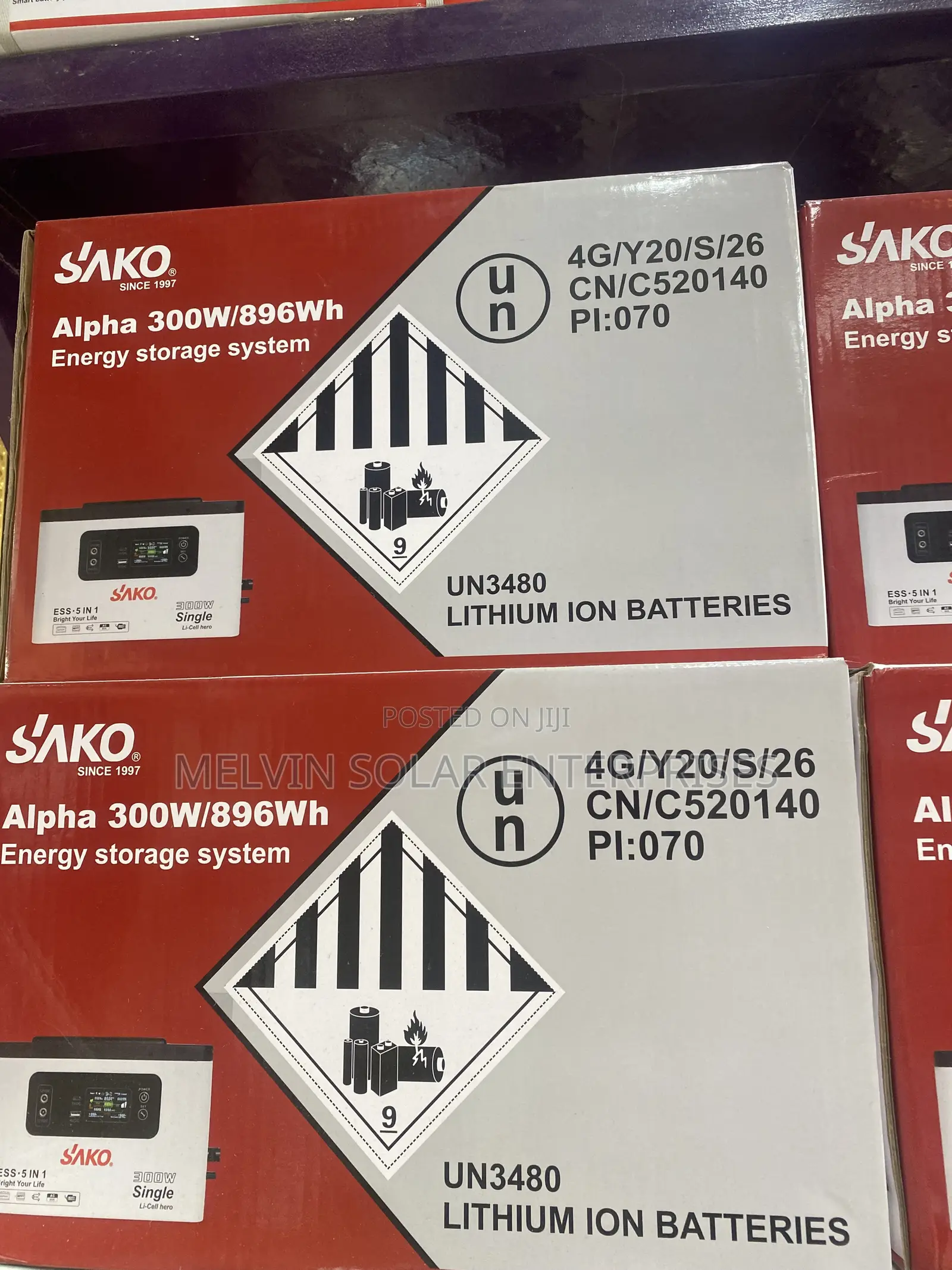 896kwh 300watts Output Solar Generator Available in Store Now Dm