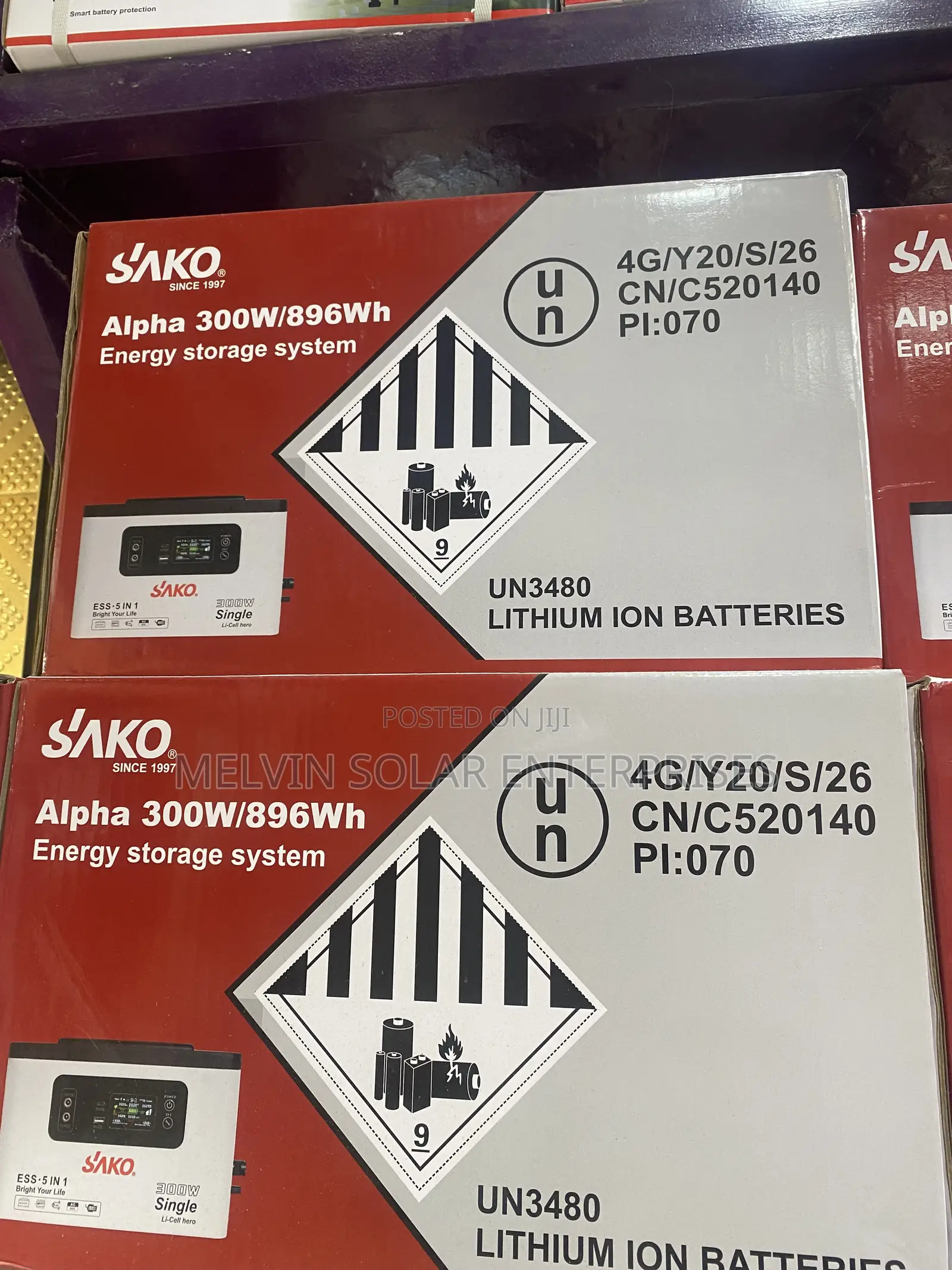 896kwh 300watts Output Solar Generator Available in Store Now Dm