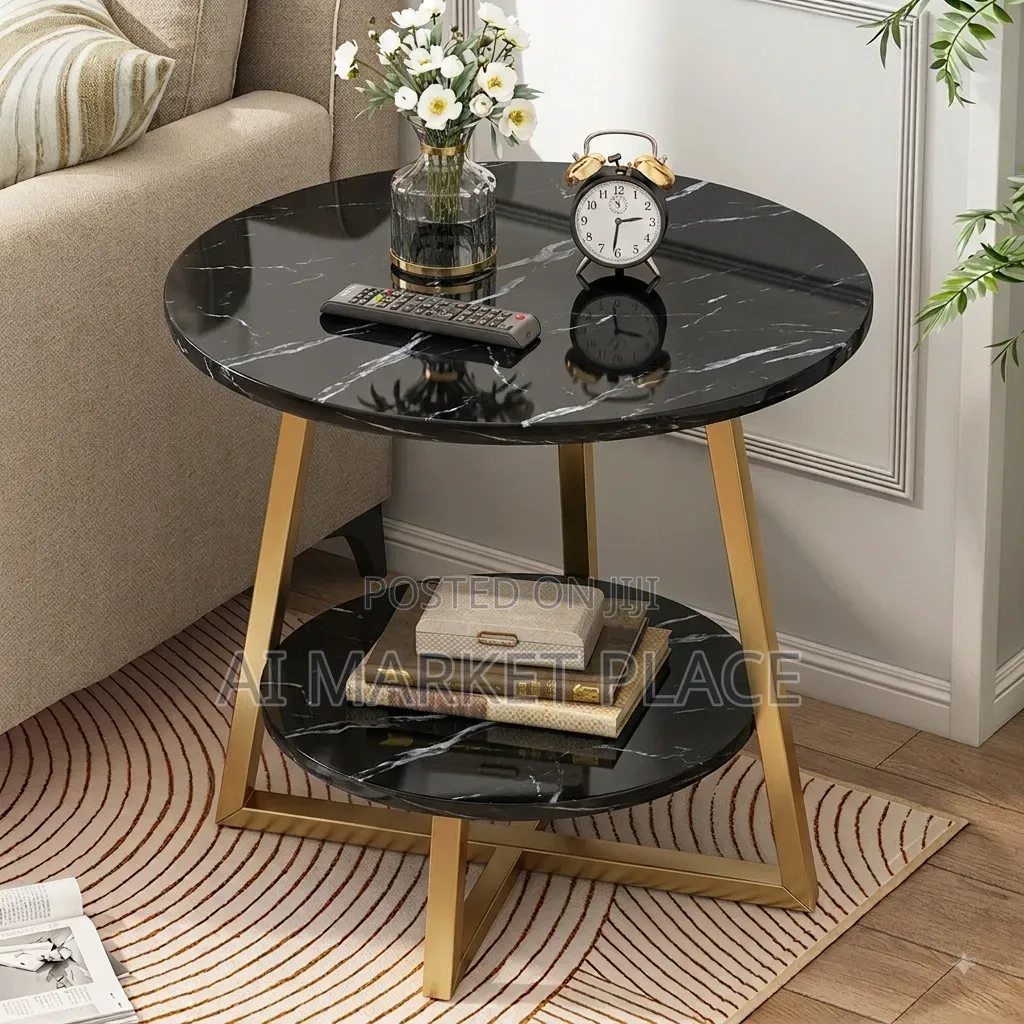 Mable Metal Frame Side Table