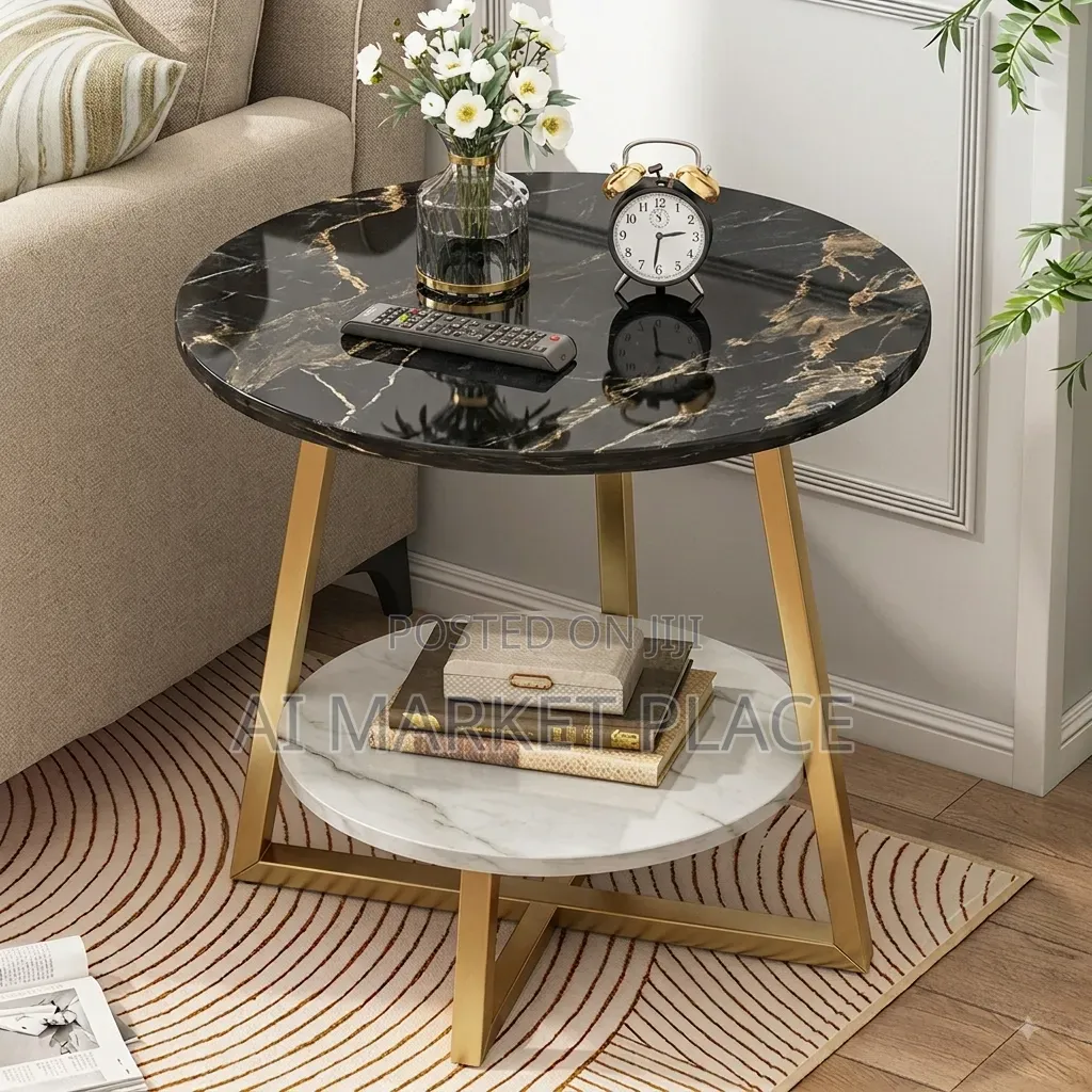 Mable Metal Frame Side Table
