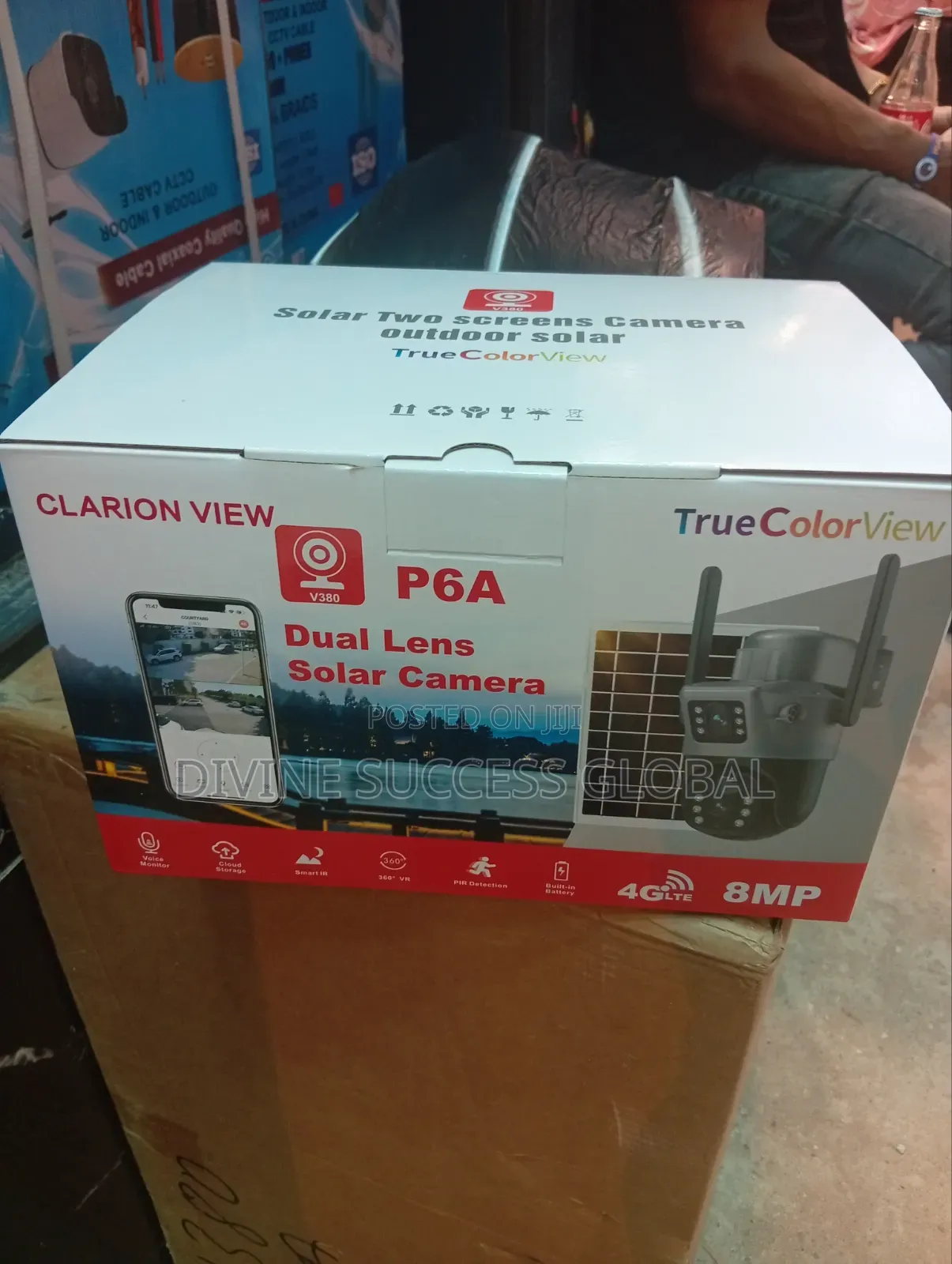 Intelligent Solar Camera Triple Lens