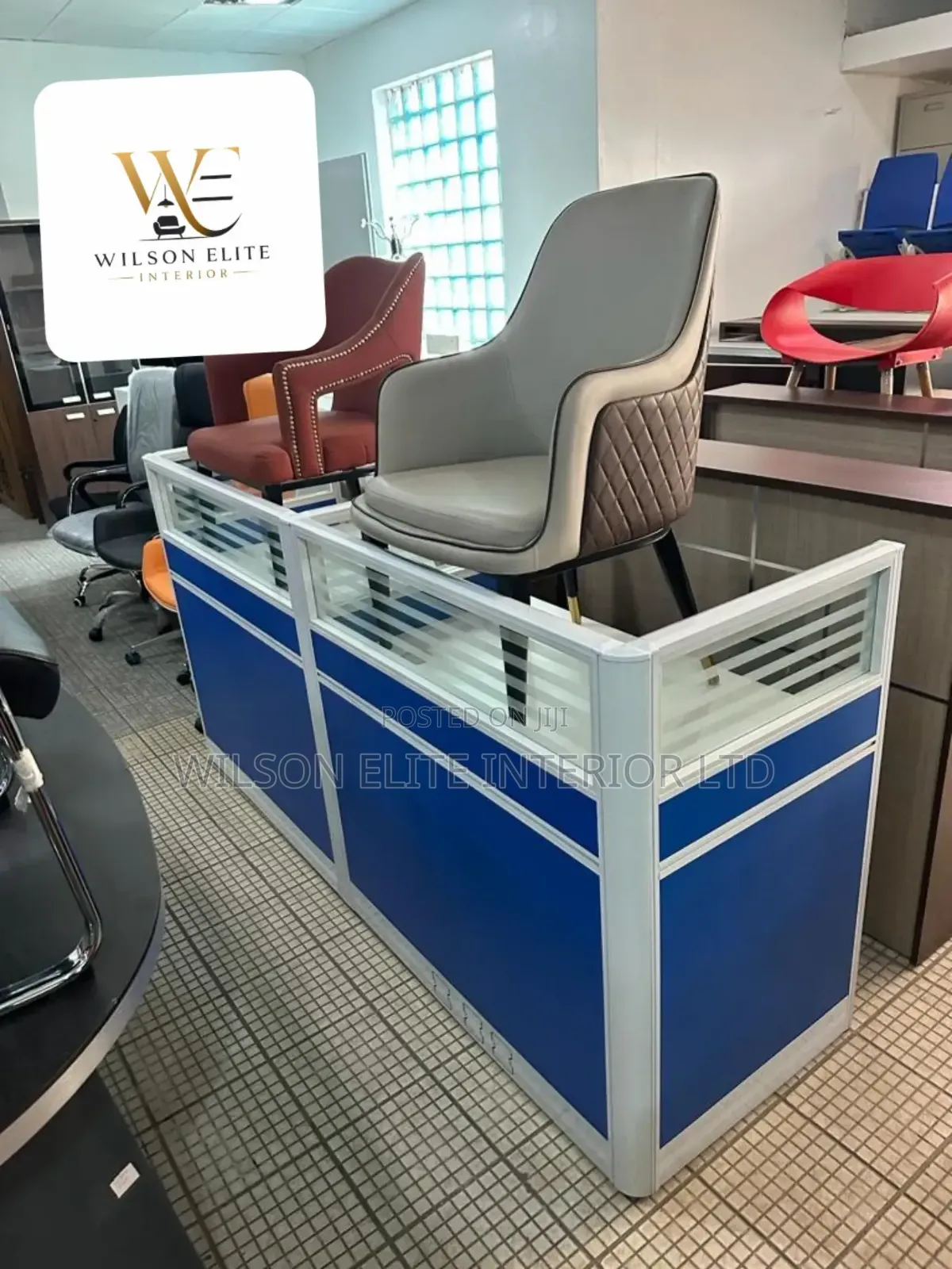 Straight 2 Seater Office Workstation Table