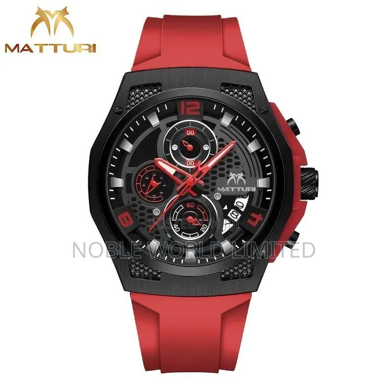 Original Matturri Men's Rubber Watch SMT 8b