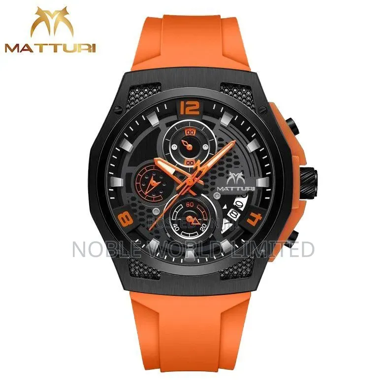 Original Matturri Men's Rubber Watch SMT 8b