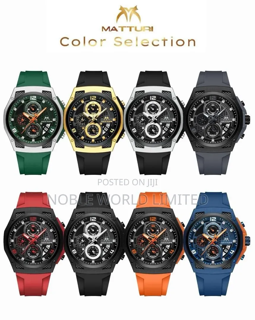 Original Matturri Men's Rubber Watch SMT 8b