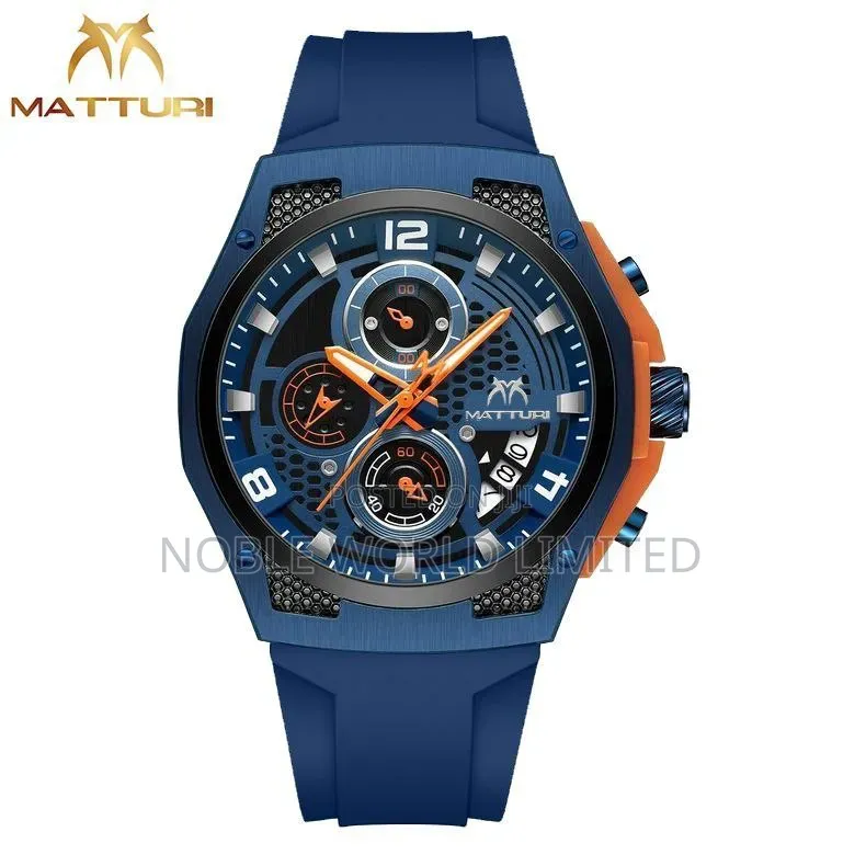 Original Matturri Men's Rubber Watch SMT 8b