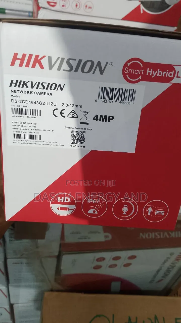 HikVision Smart Hybrid IP Camera DS-2CD1643G2-LISU