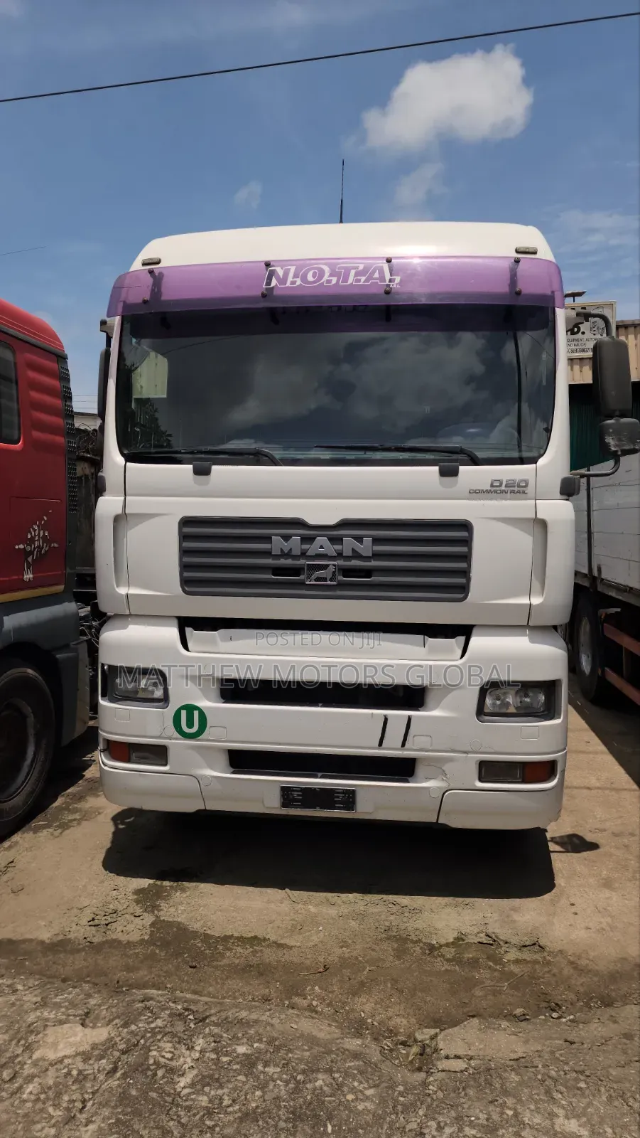 Super Clean Foreign Used Man Tga Truck Head
