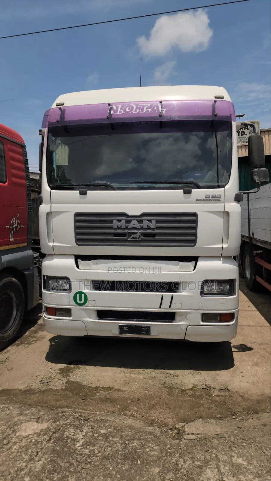 Super Clean Foreign Used Man Tga Truck Head