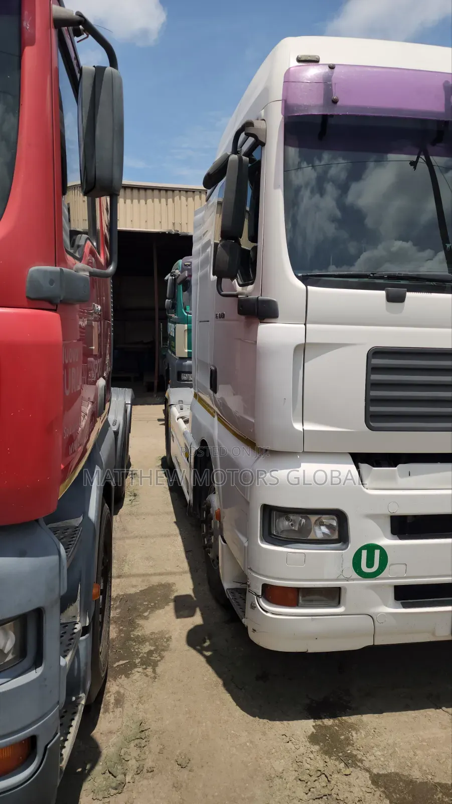 Super Clean Foreign Used Man Tga Truck Head