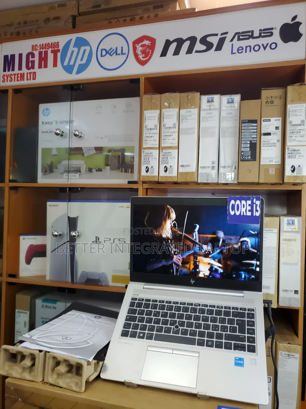 New Laptop HP EliteBook 820 G1 8GB Intel Core i3 SSD 512GB