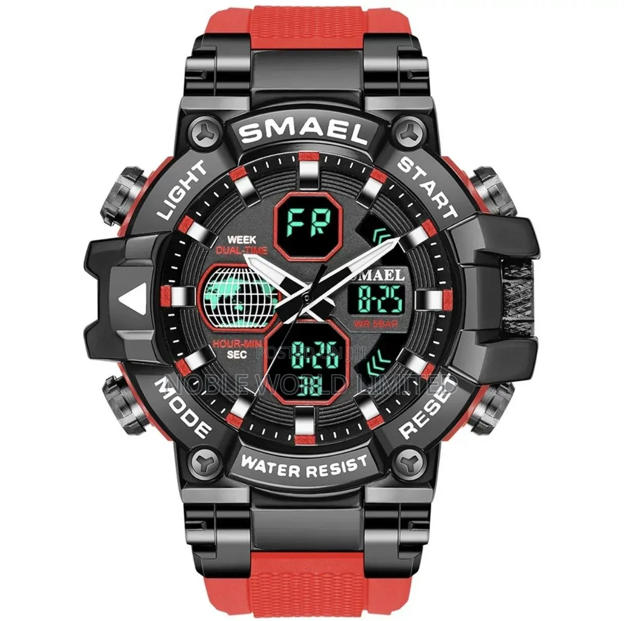 High Quality Smael Alloy Steel Rubber Watch SMT 8d