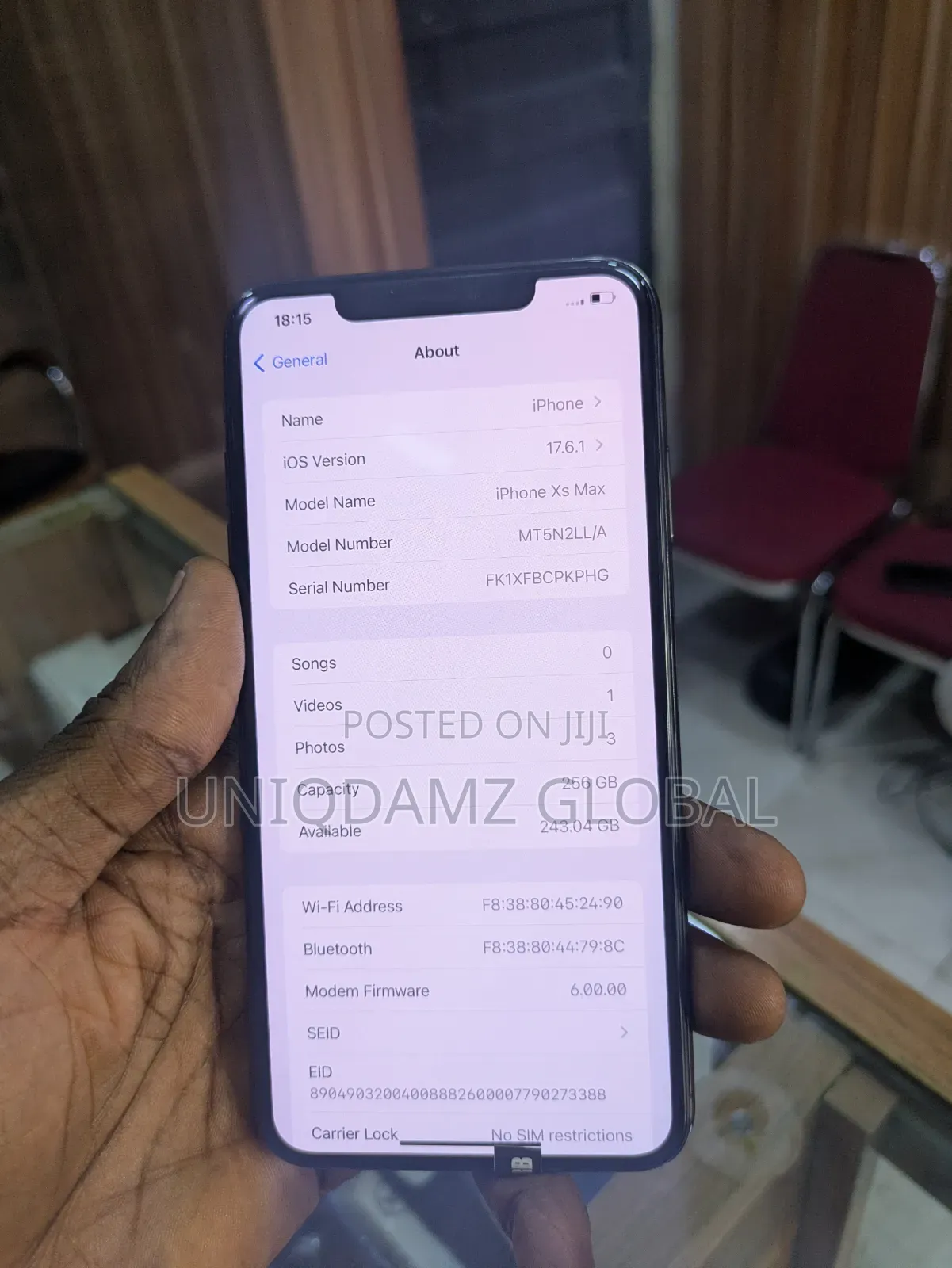 Apple iPhone XS Max 256 GB Black