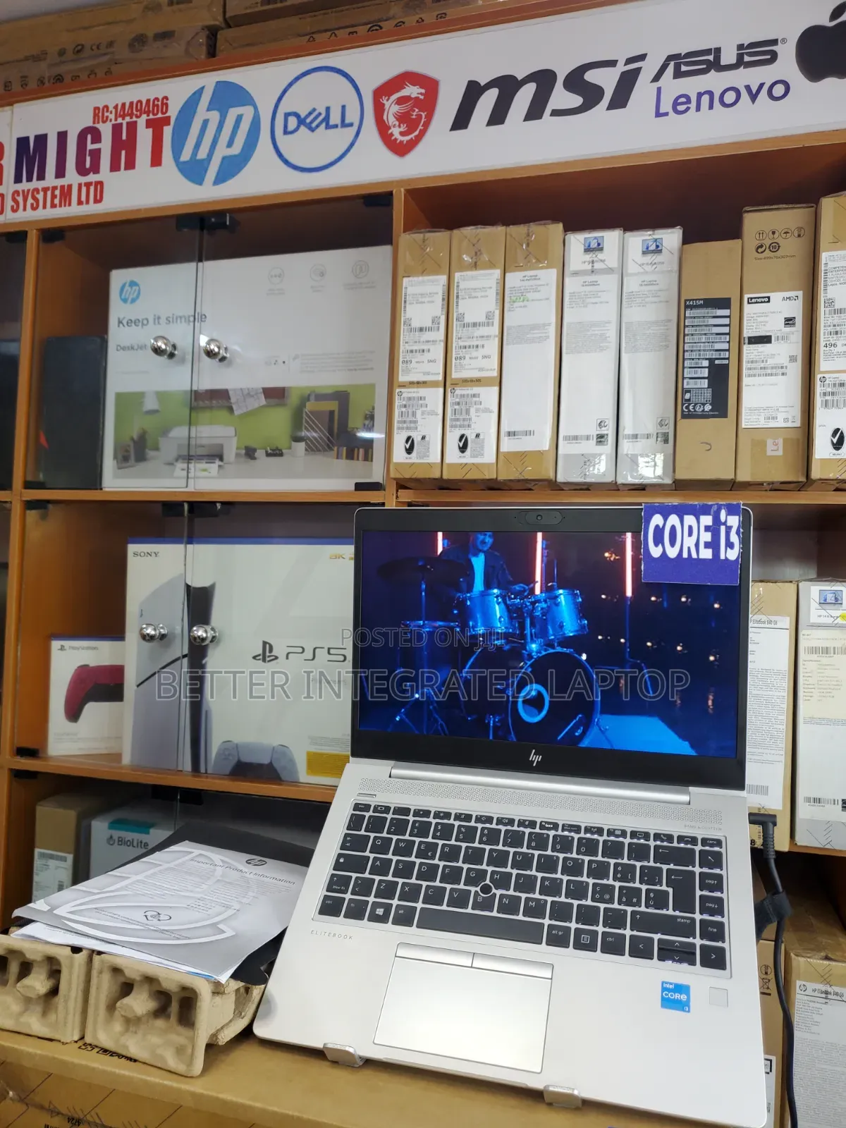 New Laptop HP EliteBook 820 G1 12GB Intel Core i3 SSD 256GB
