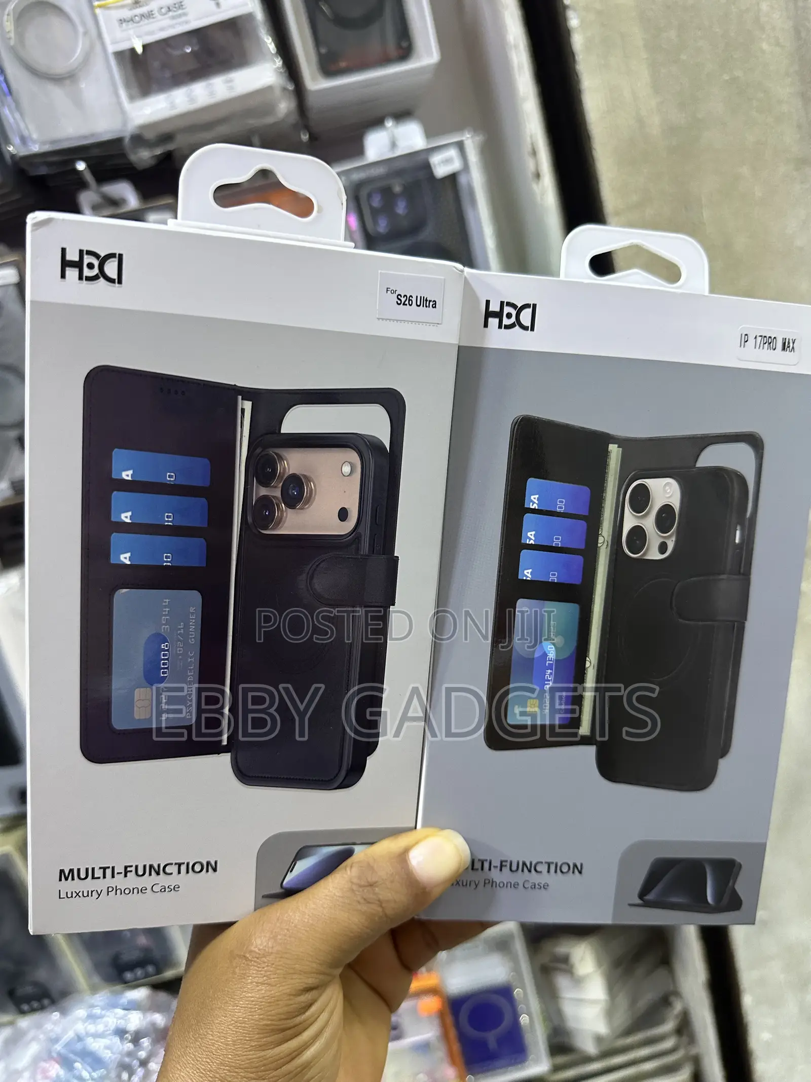 Samsung Leather Case S26 Ultra and iPhone 17 Pro Max