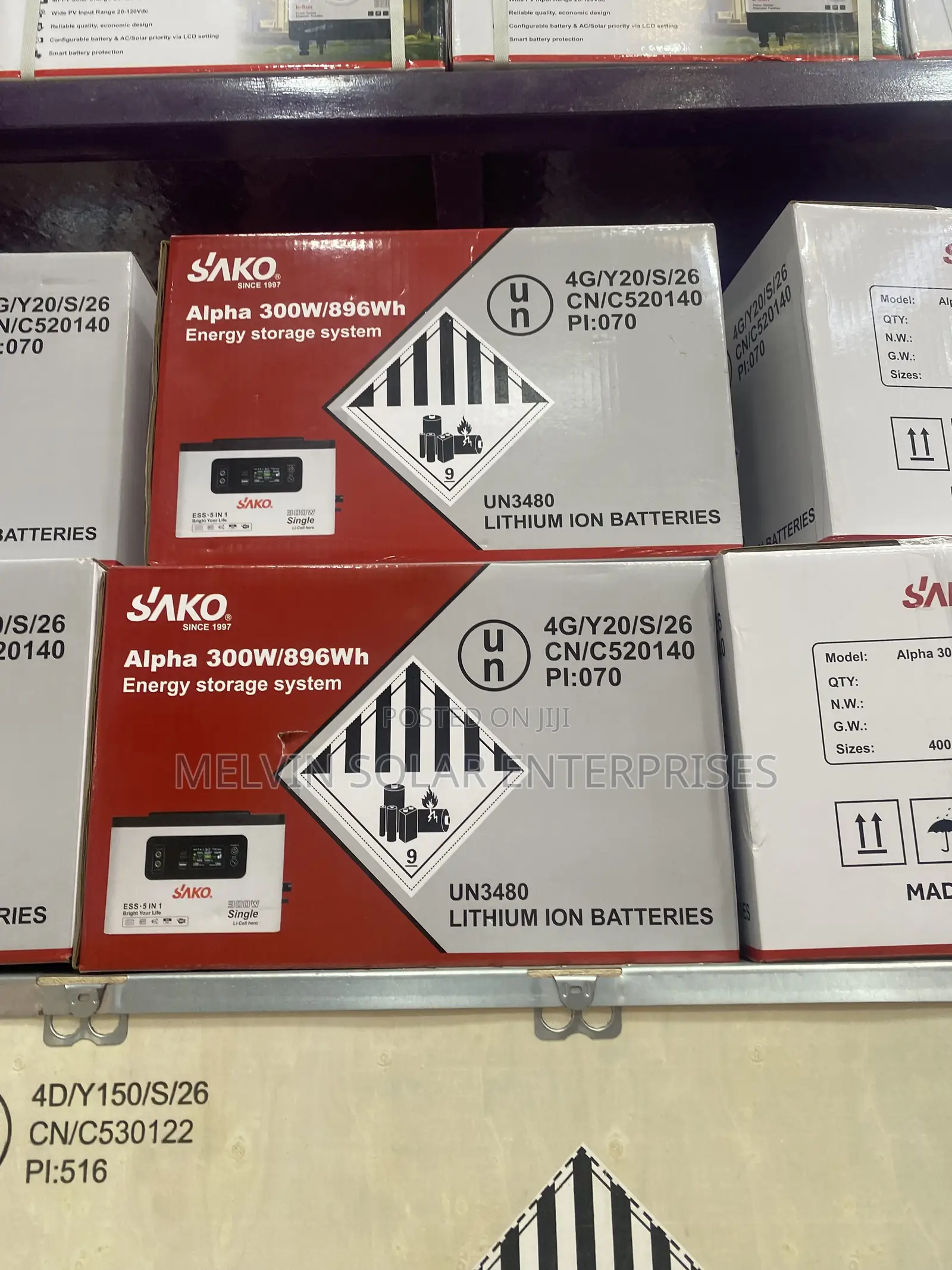 896kwh 300w Output Sako Solar Generator Available Now in Store Now 