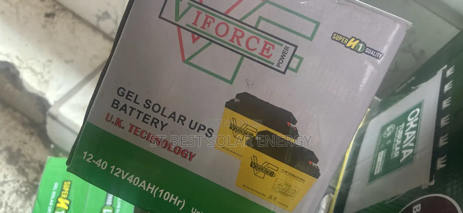 40ah Gel Solar Battery
