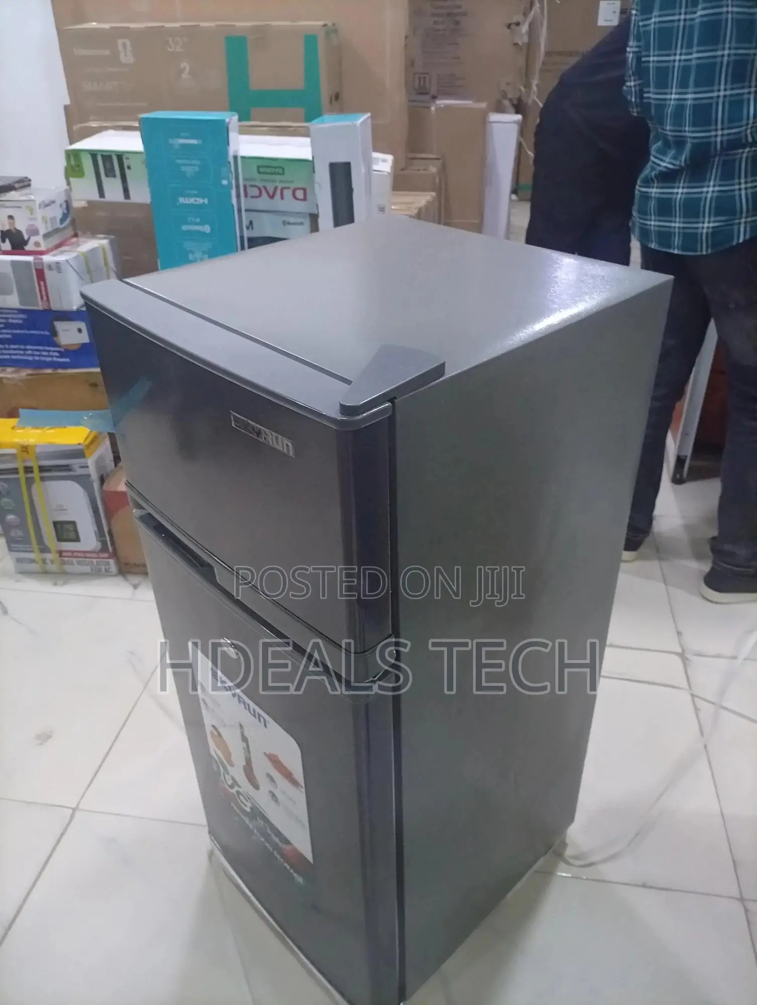 Skyrun BCD-120J Fast Cooling 120L Double Door Refrigerator