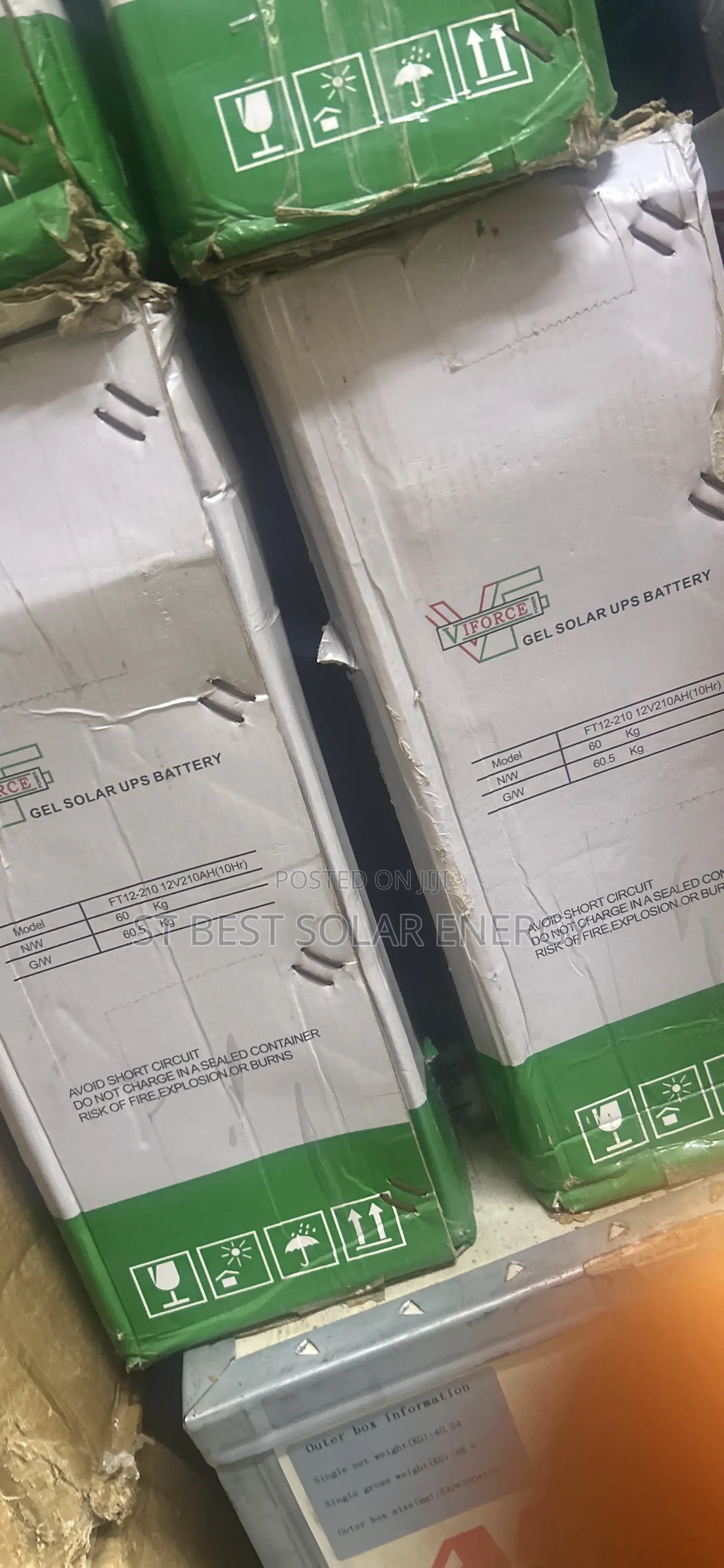210ah Slim Gel Battery