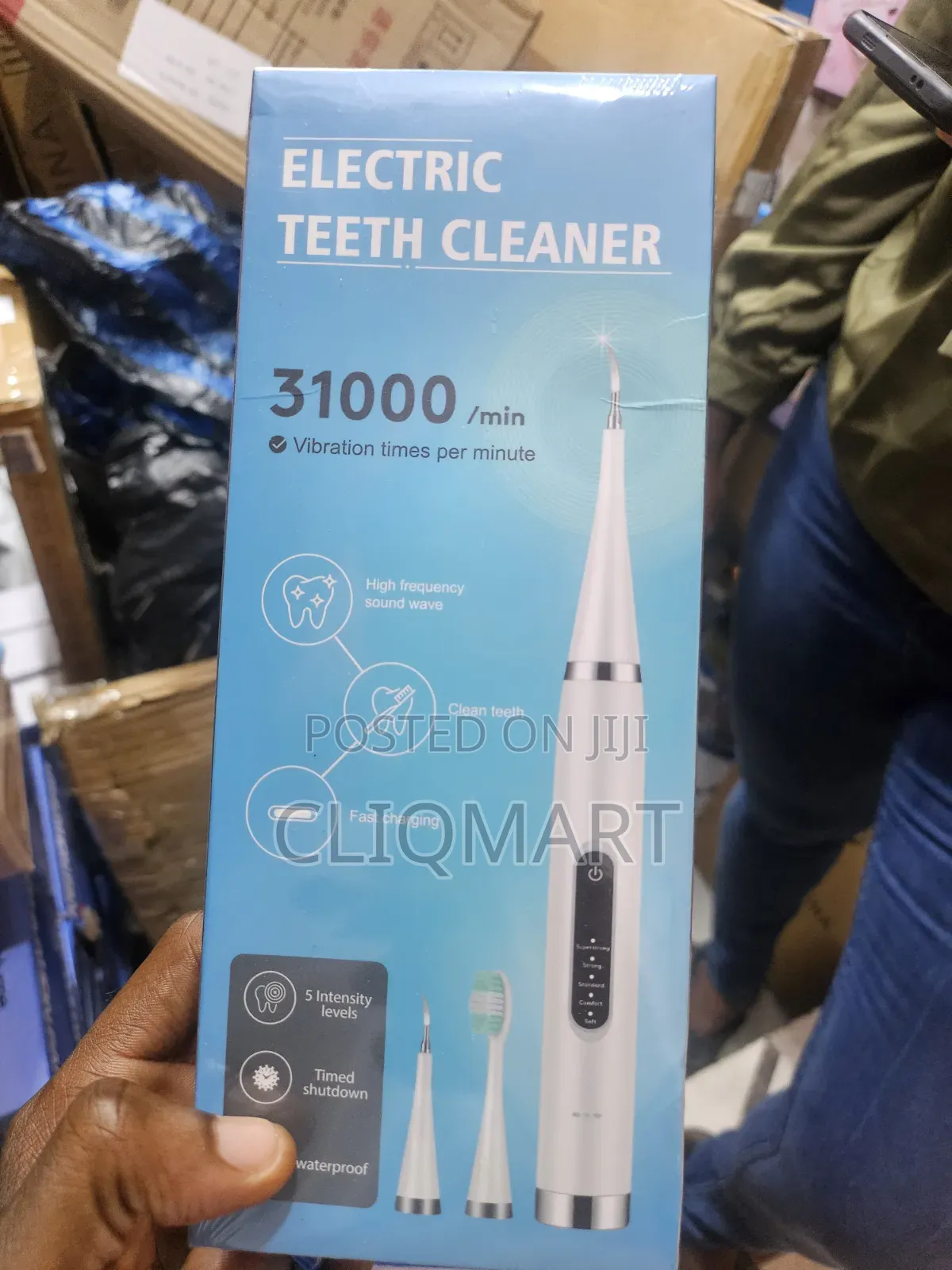 Electric Teeth Cleaner – Sonic Dental Scaler for Plaque Removal