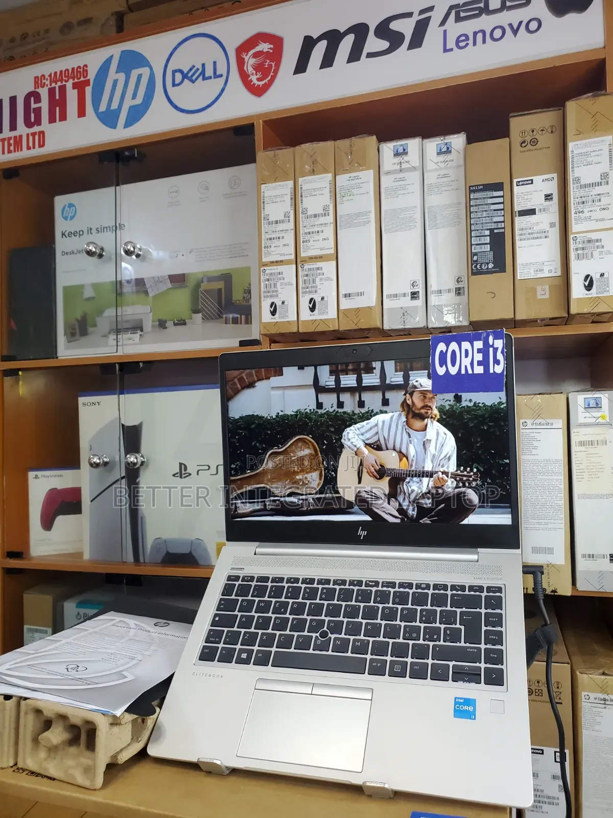 New Laptop HP EliteBook 820 G1 4GB Intel Core i3 SSD 512GB