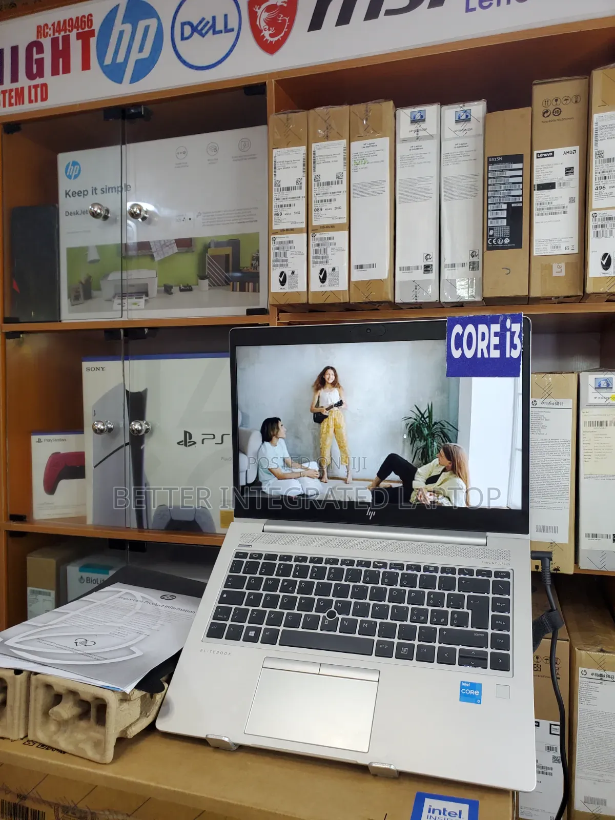New Laptop HP EliteBook 820 G1 4GB Intel Core i3 SSD 512GB