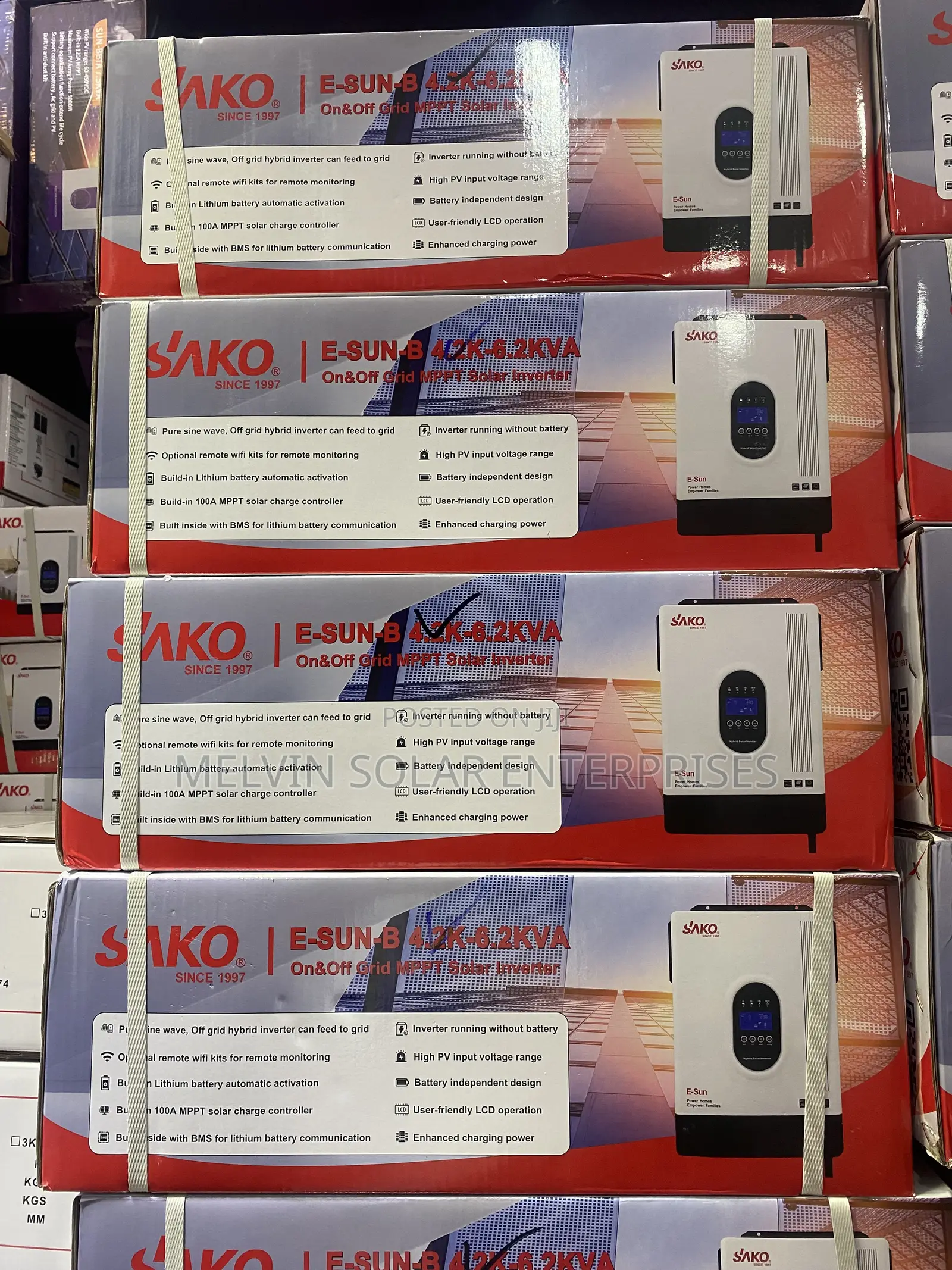 4.2KVA 24v SAKO Solar Hybrid Pure Sine Wave Inverter Available Now 
