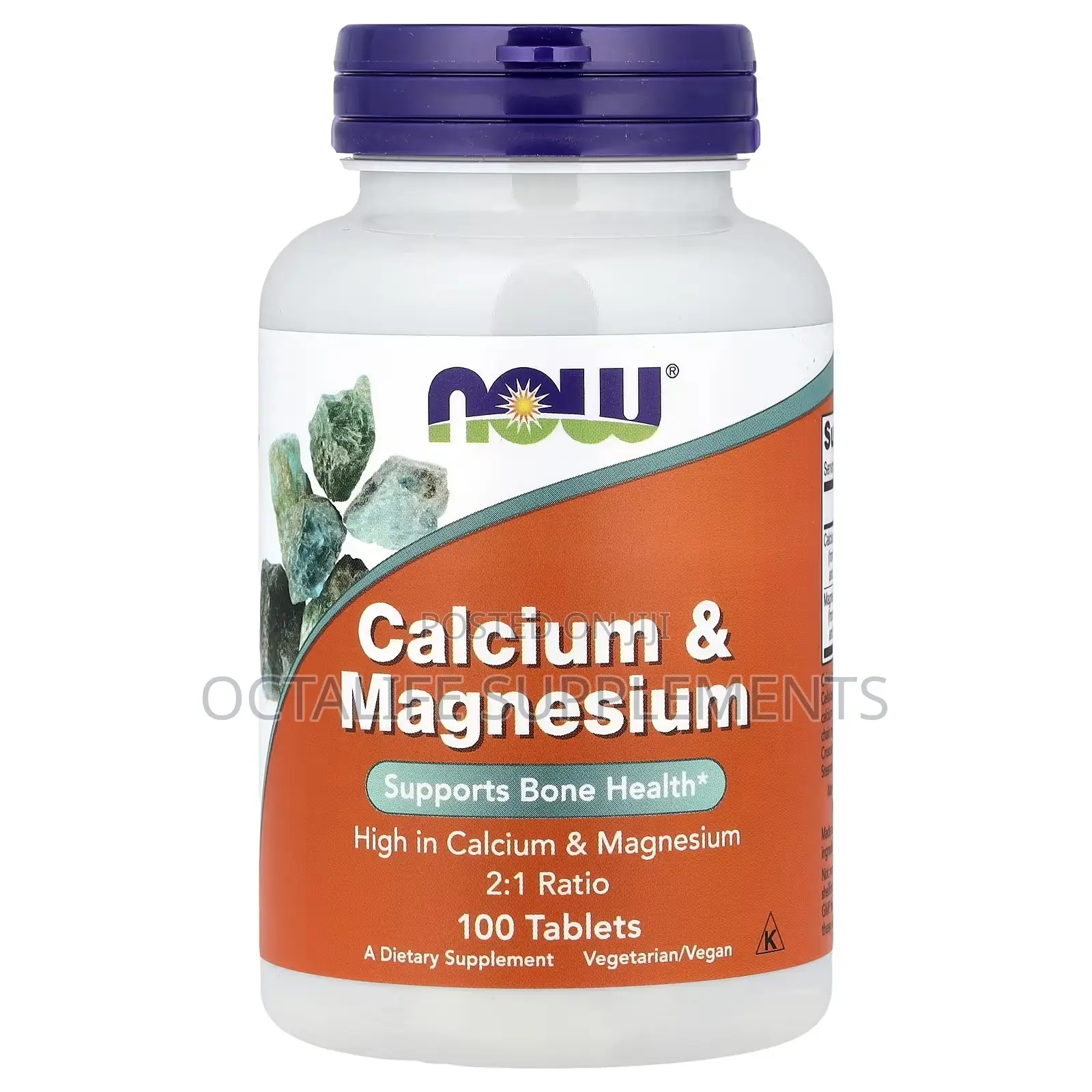 NOW Foods, Calcium Magnesium, 100 Tablets