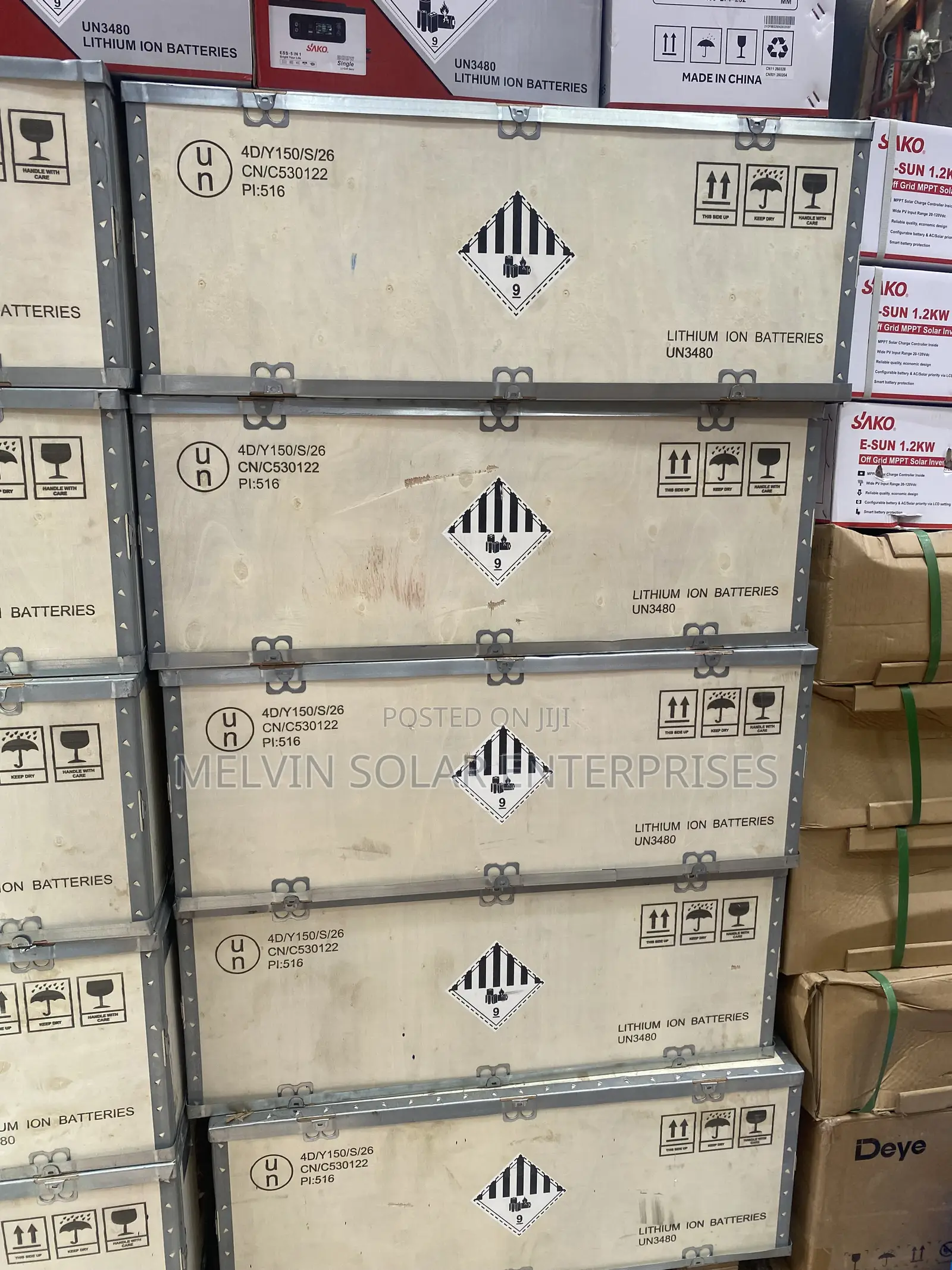 15Kwh 51.2v SAKO Solar Lithium Ion Phosphate Batteries Available Now
