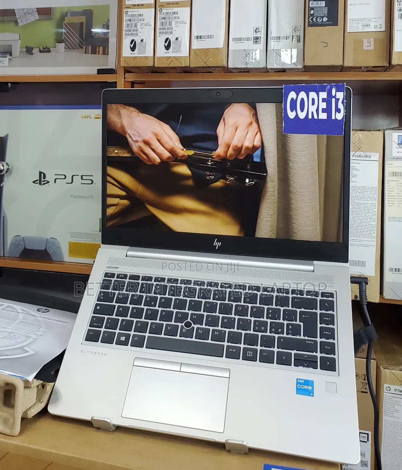 New Laptop HP EliteBook 820 G1 12GB Intel Core i3 SSD 256GB