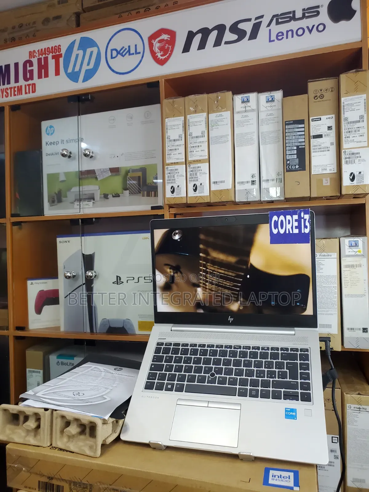 New Laptop HP EliteBook 820 G1 16GB Intel Core i3 SSD 512GB