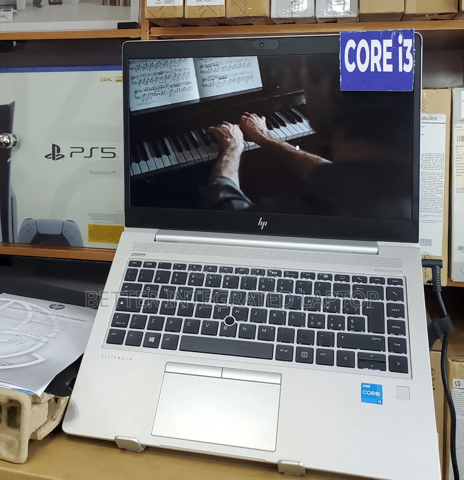 New Laptop HP EliteBook 820 G2 4GB Intel Core i3 SSD 256GB