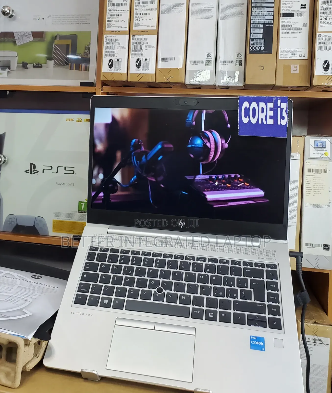 New Laptop HP EliteBook 820 G2 8GB Intel Core i3 SSD 256GB