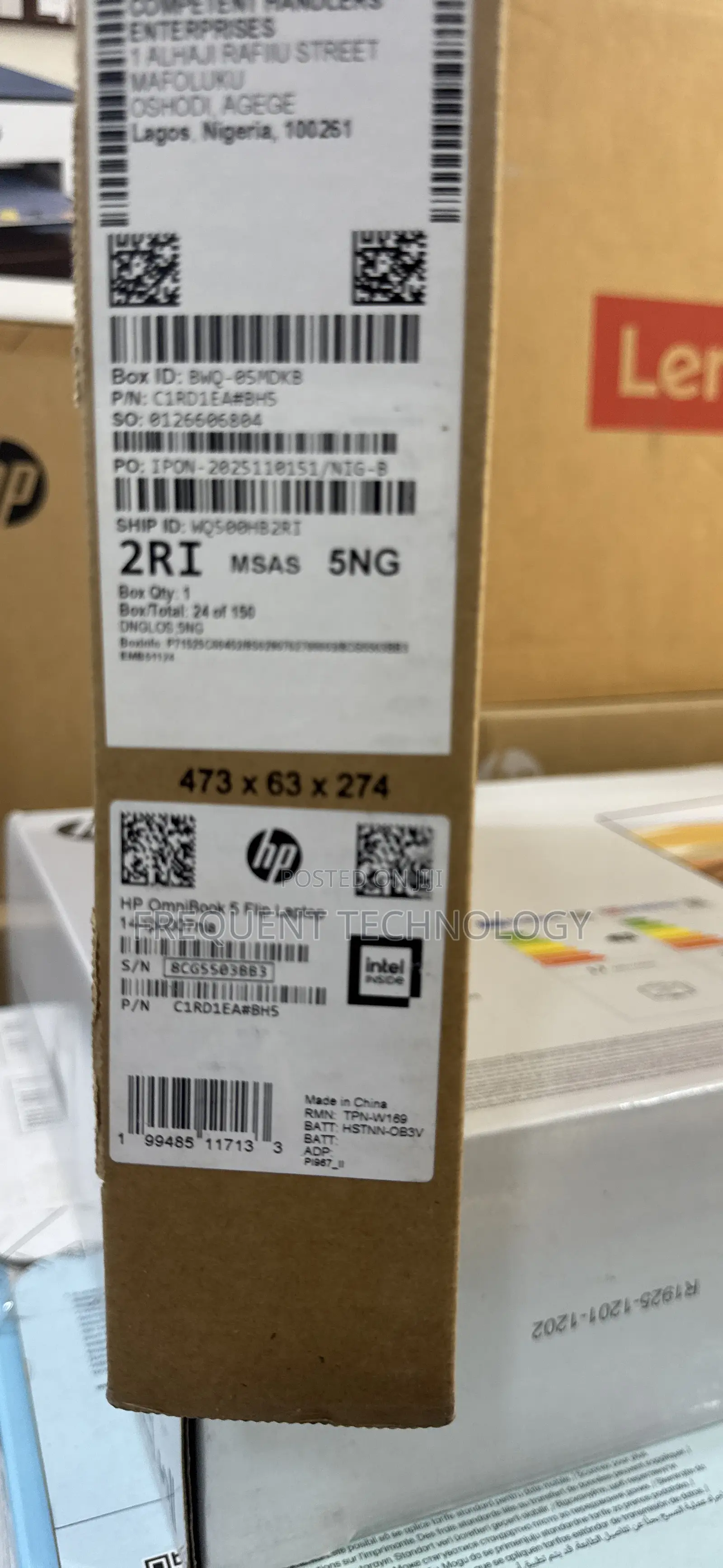 New Laptop HP OmniBook 5 Flip 14-fp0023dx 16GB Intel Core i5 SSD 512GB