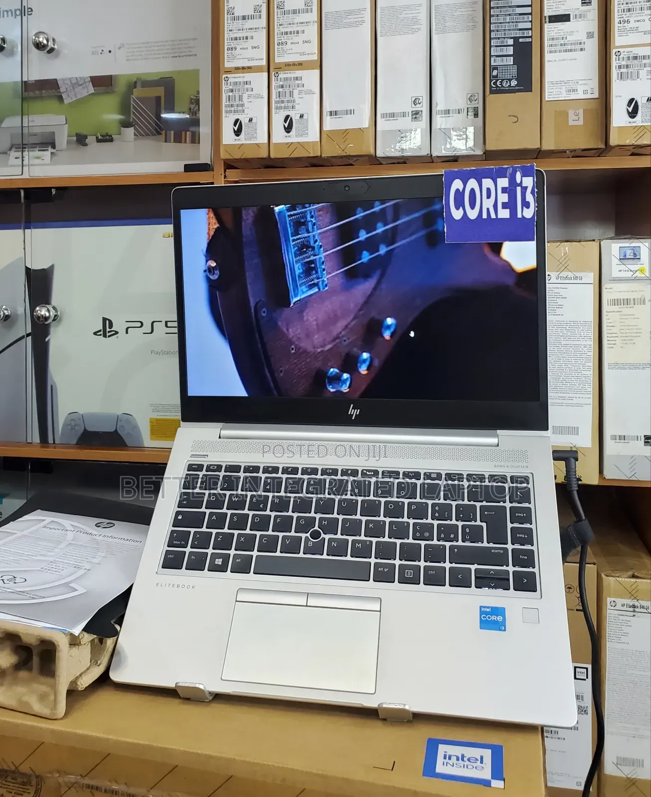New Laptop HP EliteBook 820 G2 12GB Intel Core i3 SSD 256GB