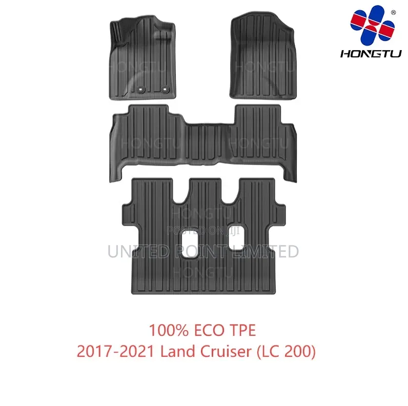 TPE Foot Mat for Cars Plus 3row or With Boot Mat